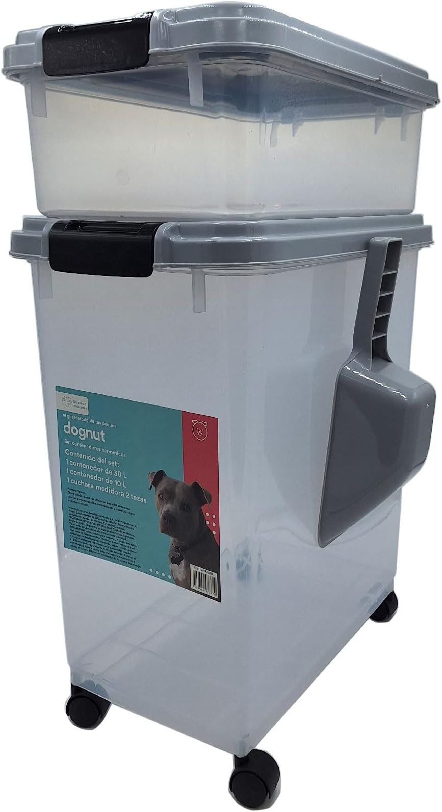 Gamma2 Vittles Vault, Contenedor para Alimento de mascotas, 16 kg
