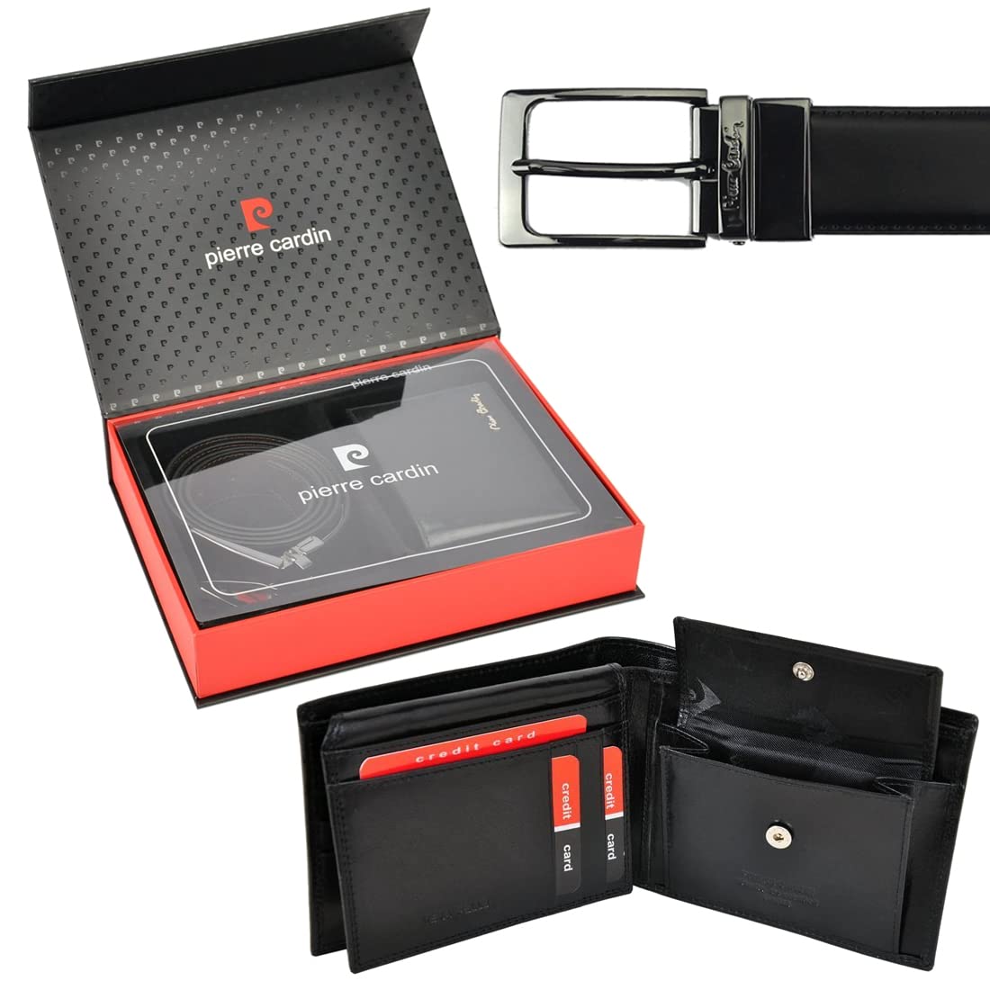 Pierre Cardin® JACQUES - Penna stilografica con incisione, astuccio di alta qualità, mina blu, regalo personalizzato, nome inciso, anniversario, compleanno