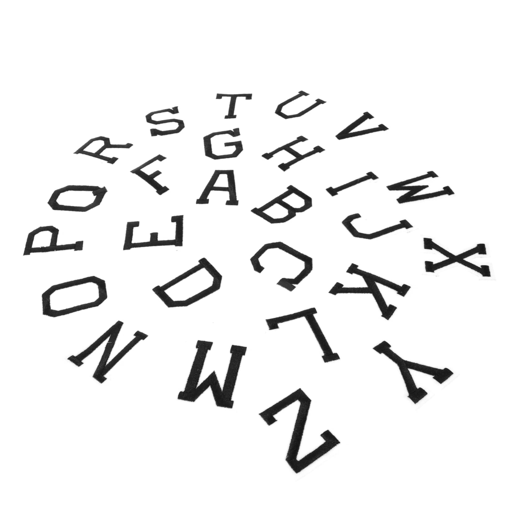 8 Sets Modische Buchstaben Zum Aufbügeln Buchstaben-patches Aufnäher Zum Aufbügeln Für Kleidung Einfach Anzubringen Für Dekorationen