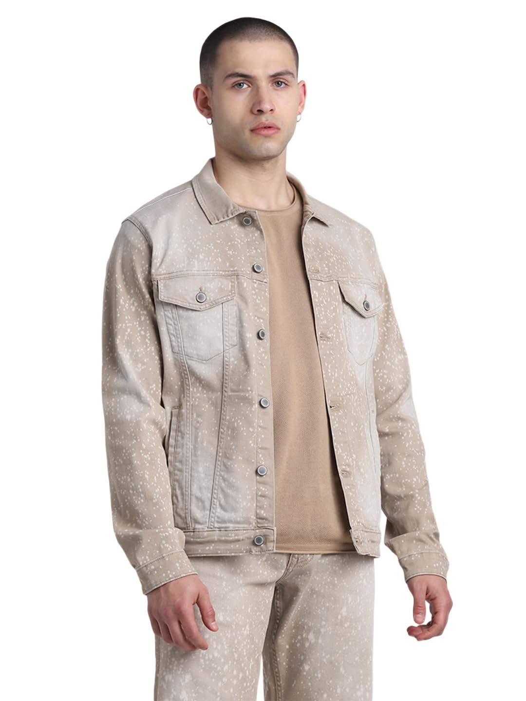 jack & jones Men's Cotton Blend Standard Length A-Line Coat-picture-38