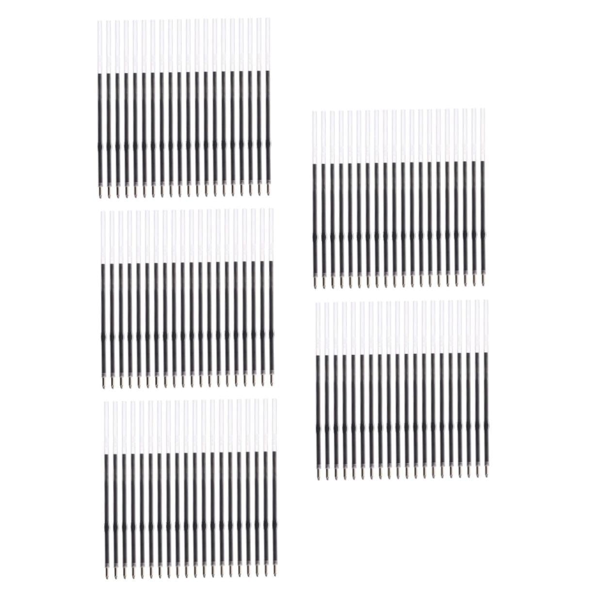 DOITOOL 5 Series Recambios Para Bolígrafos Recarga De Tinta Recargas De Bolígrafo Recambios De Recarga Suministros De Escritura Reemplazos De Recarga De Pluma El Plastico 200 Piezas*5