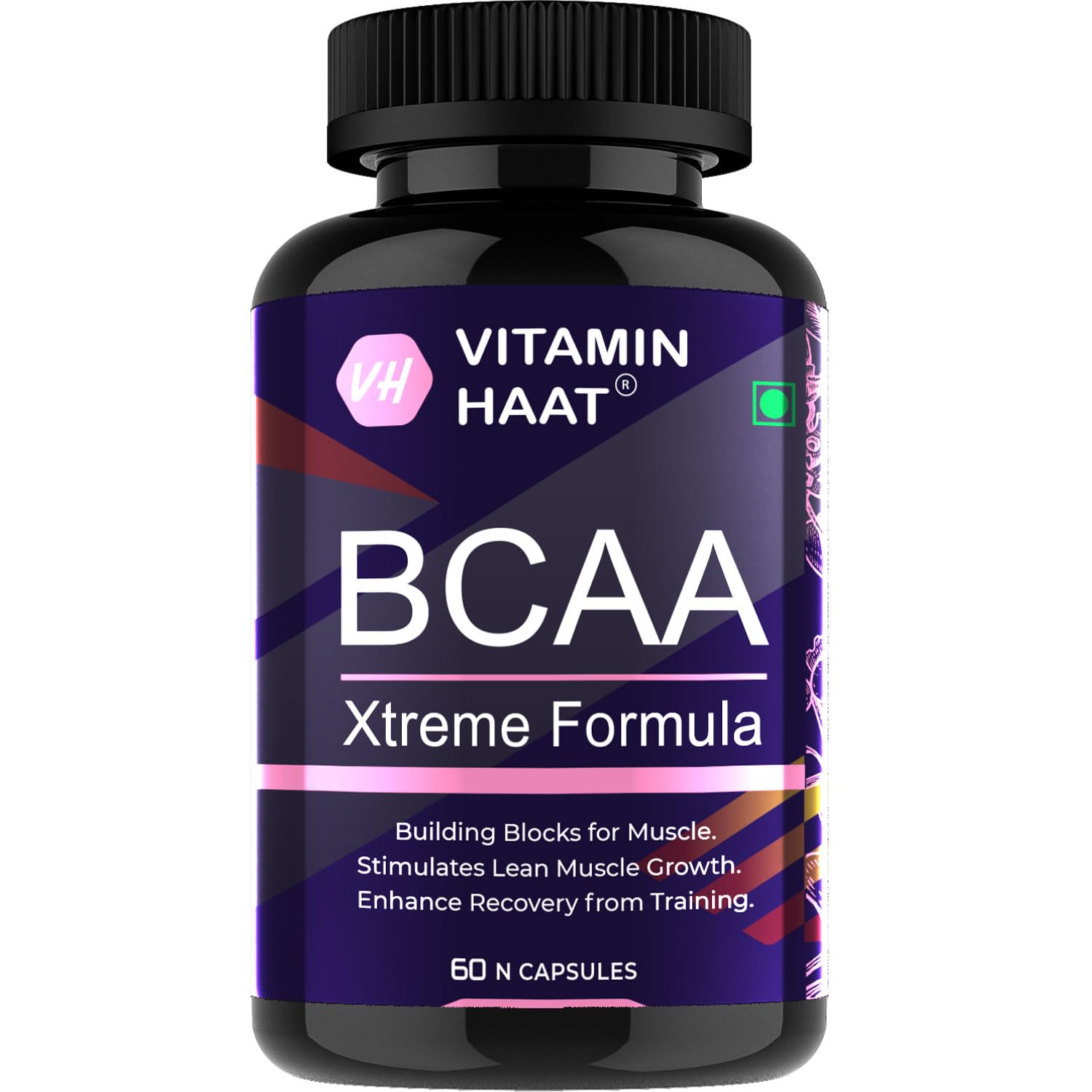 BCAA Supplement | Pre Workout Supplement for Men and Women | BCAA Amino Acids | Pre-Workout Supplements for Gym (60 Capsules)-image-13
