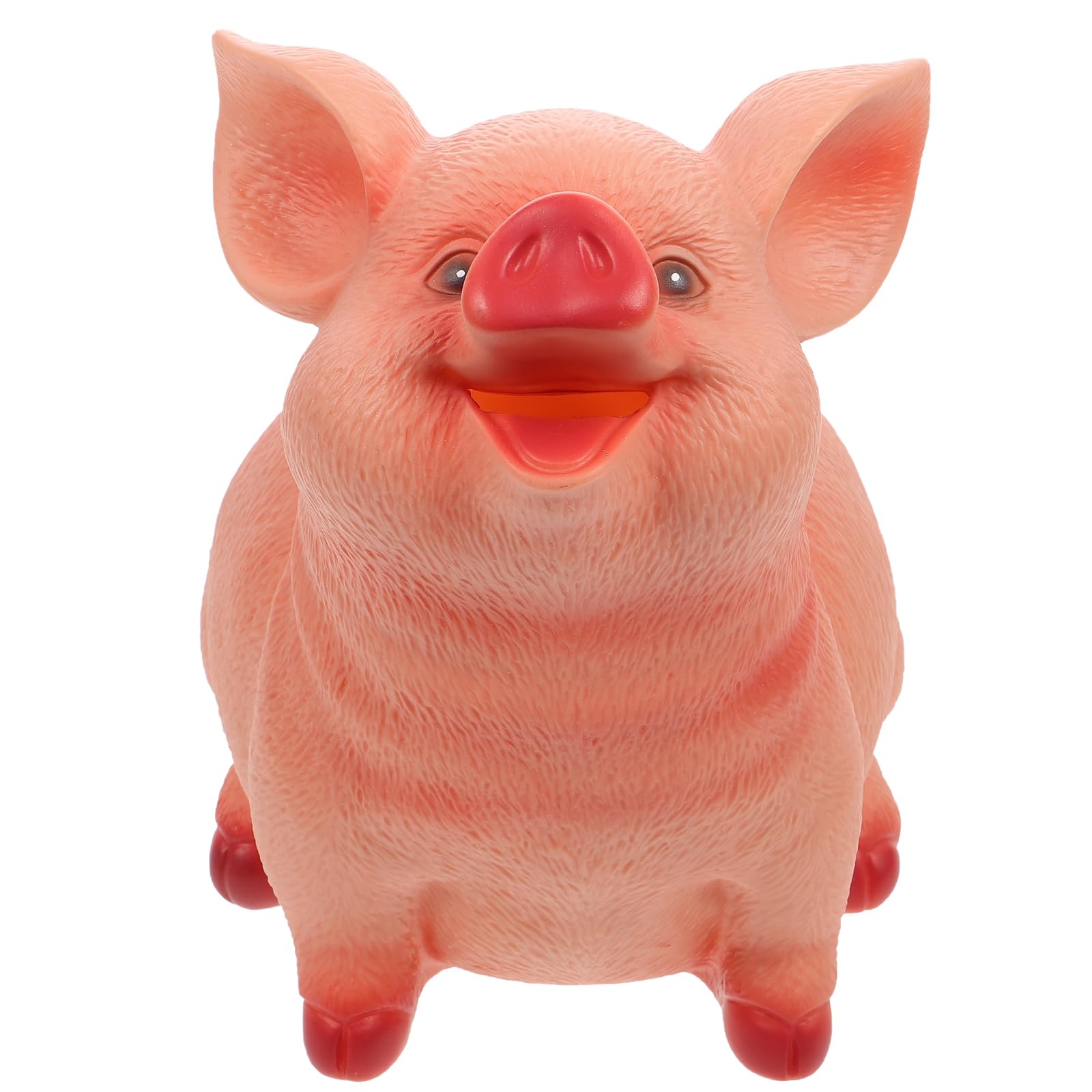 VOSAREA Coin Bank,Adorable Pig Shaped Coin Bank Money Box Piggy Bank Saving Pot Birthday Gift Size L
