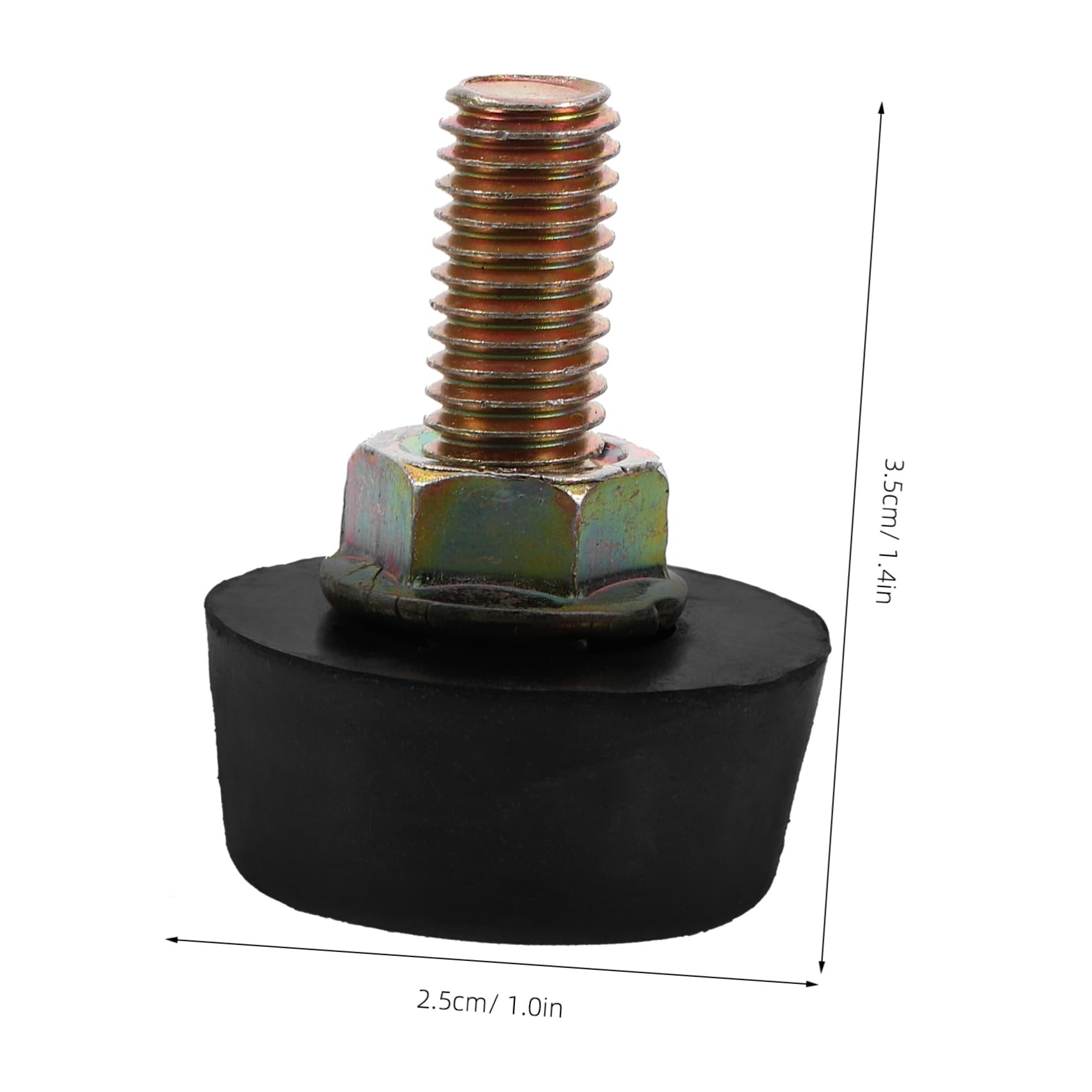 ABOOFAN 1Pair Automotive Hood Pin Adjusters Precision Engine Bonnets Bumper Cushions for Stable Performance Vehicles Easy Installation Fit for Safe Driving