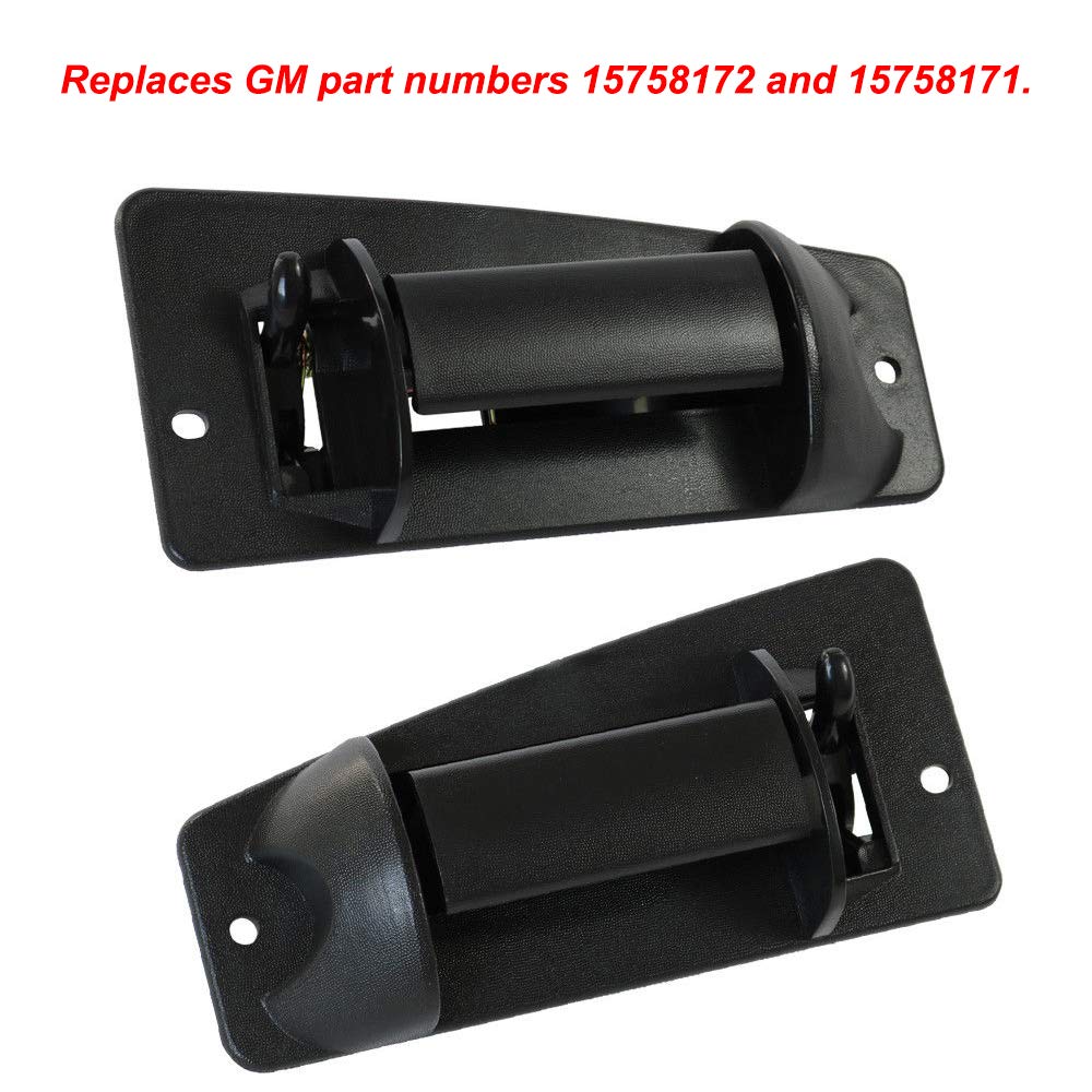 KAP Outer Metal Door Handle Pair For 99-06 Silverado/Sierra Extended Cab - Rear Left & Right 5 thumbnail image