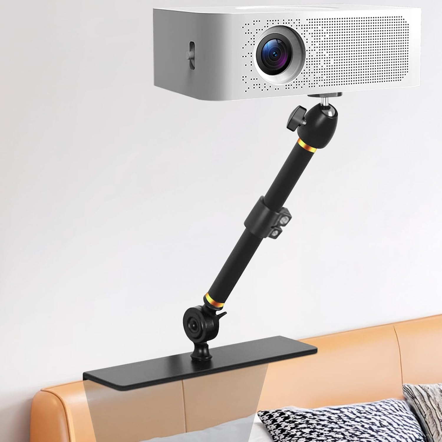 Support vidéoprojecteur lit et canapé réglable 33-45 cm pour mini projecteur XGIMI et Nebula