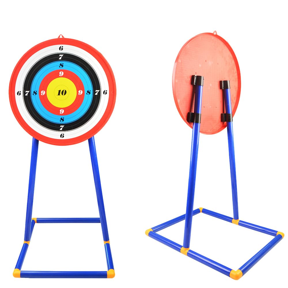 Cible de tir à l'arc à Ventouse - Design coloré et Amovible avec Base Stable, Cible d'entraînement à Suspendre ou à Poser