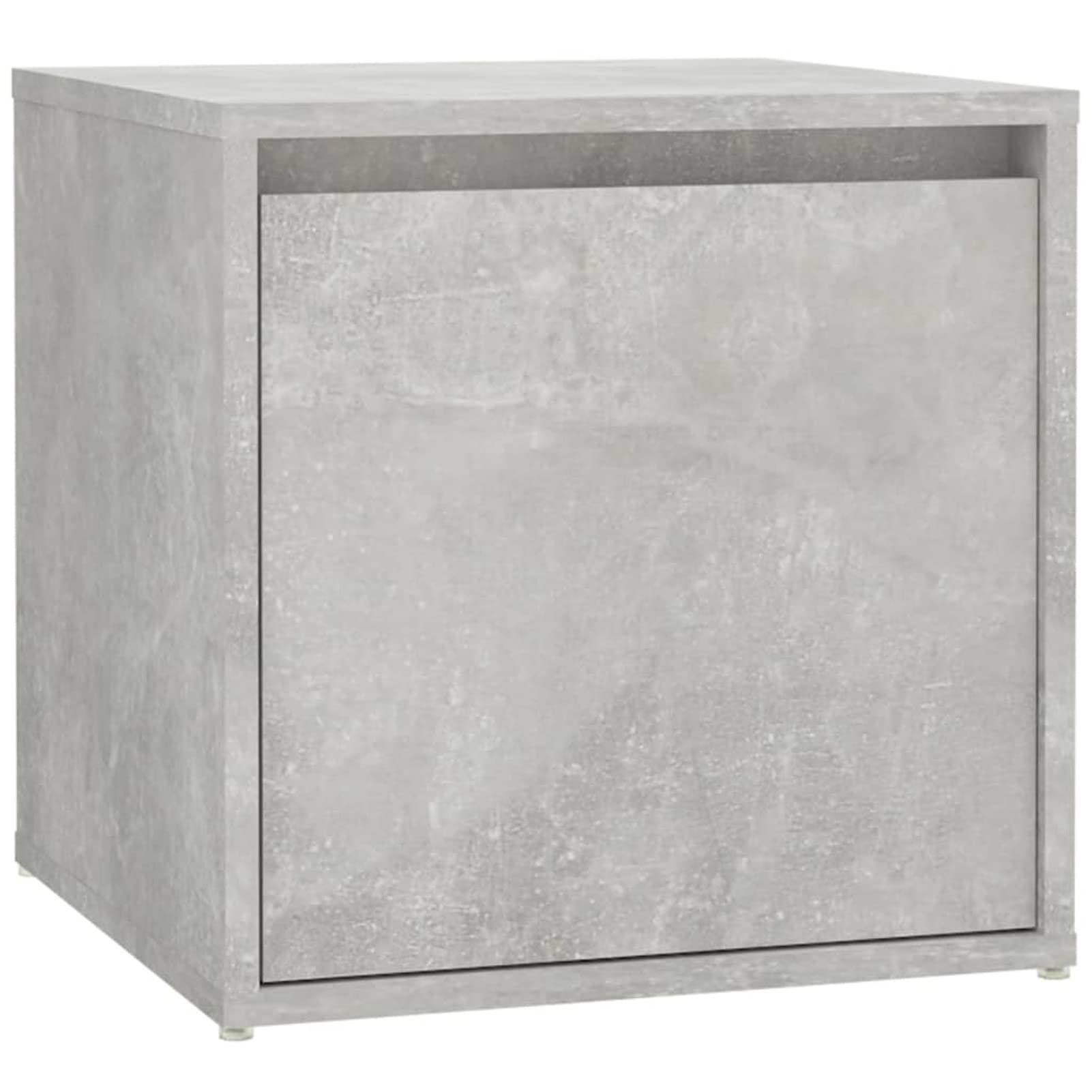 Festnight Conjunto de Muebles Entrada con Espejo,Cajón, Perchero y Zapatero Recibidor Madera Set de 4 Piezas para Pasillo Vestíbulo (Gris hormigón)