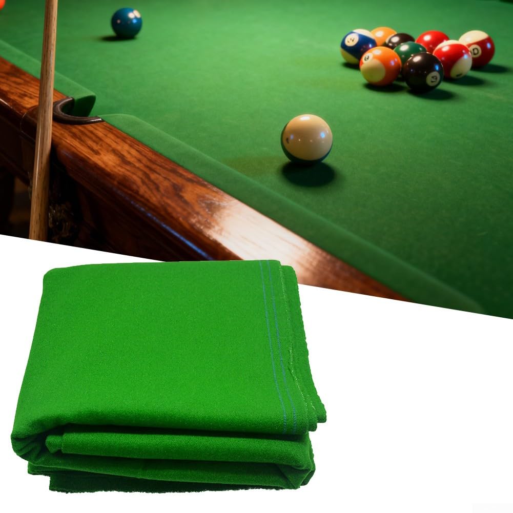 Panno in feltro per tavolo da biliardo da 9 piedi con riduzione dell'attrito e del rumore per un rotolamento accurato per sale giochi e aree di intrattenimento