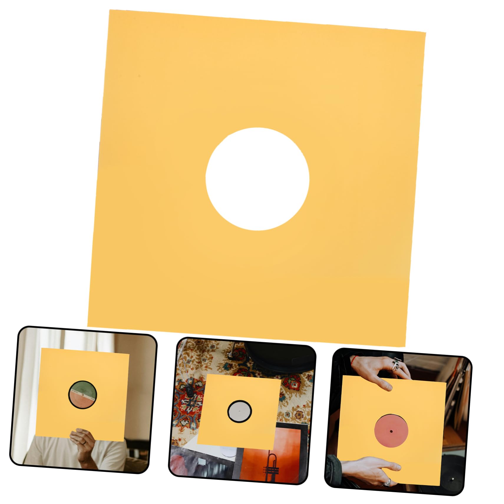 10stücke Schutzhüllen Für Schallplatten -hüllen Mit Robuste Und Leichte Schallplattenhüllen Für Optimalen Schutz Vor Kratzern Und Schmutz