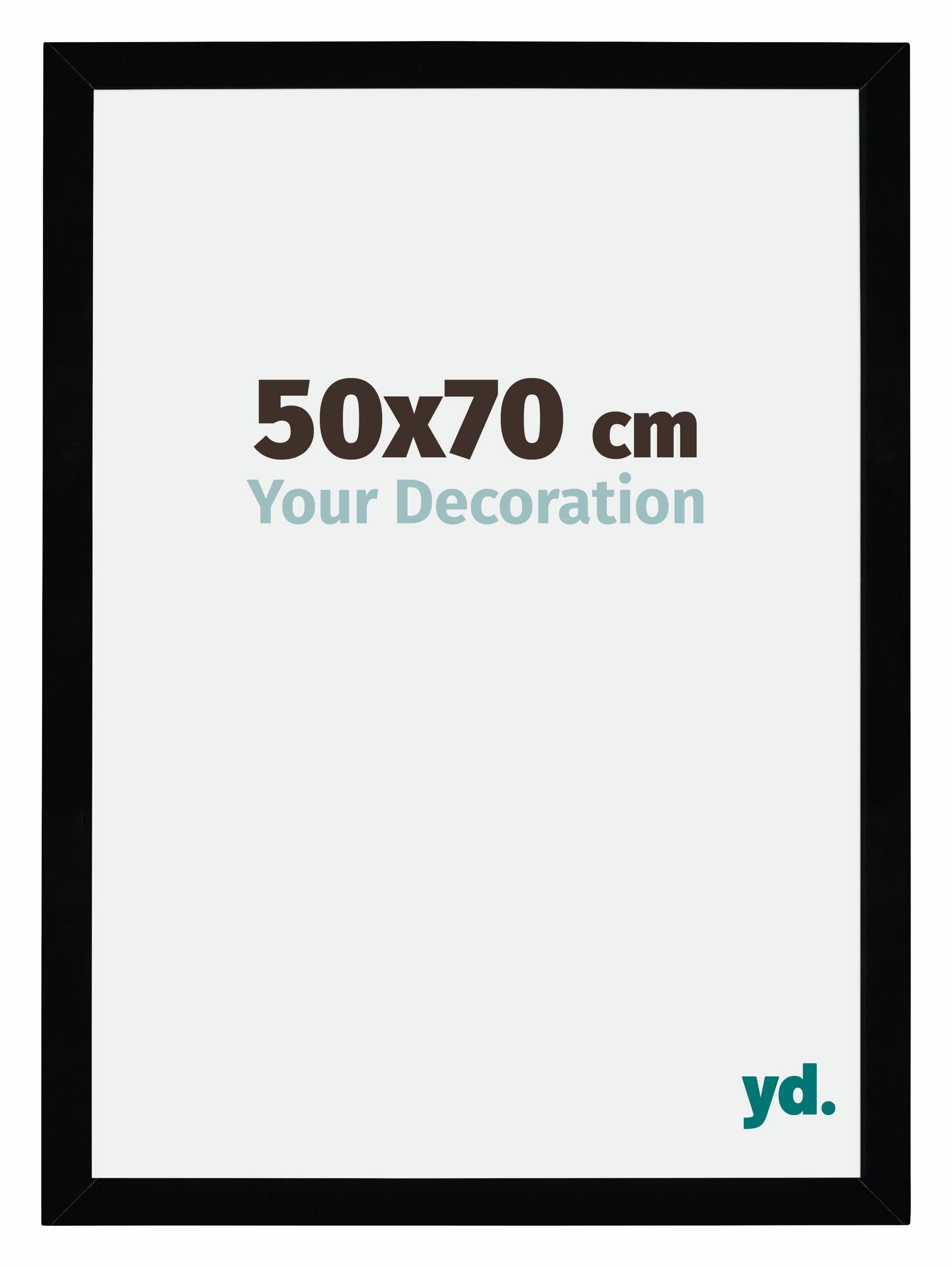 Your Decoration - Puzzle frame 50x70 - Black High Gloss - Puzzle frame 500-1000 Pieces - MDF Photoframe - Mura
