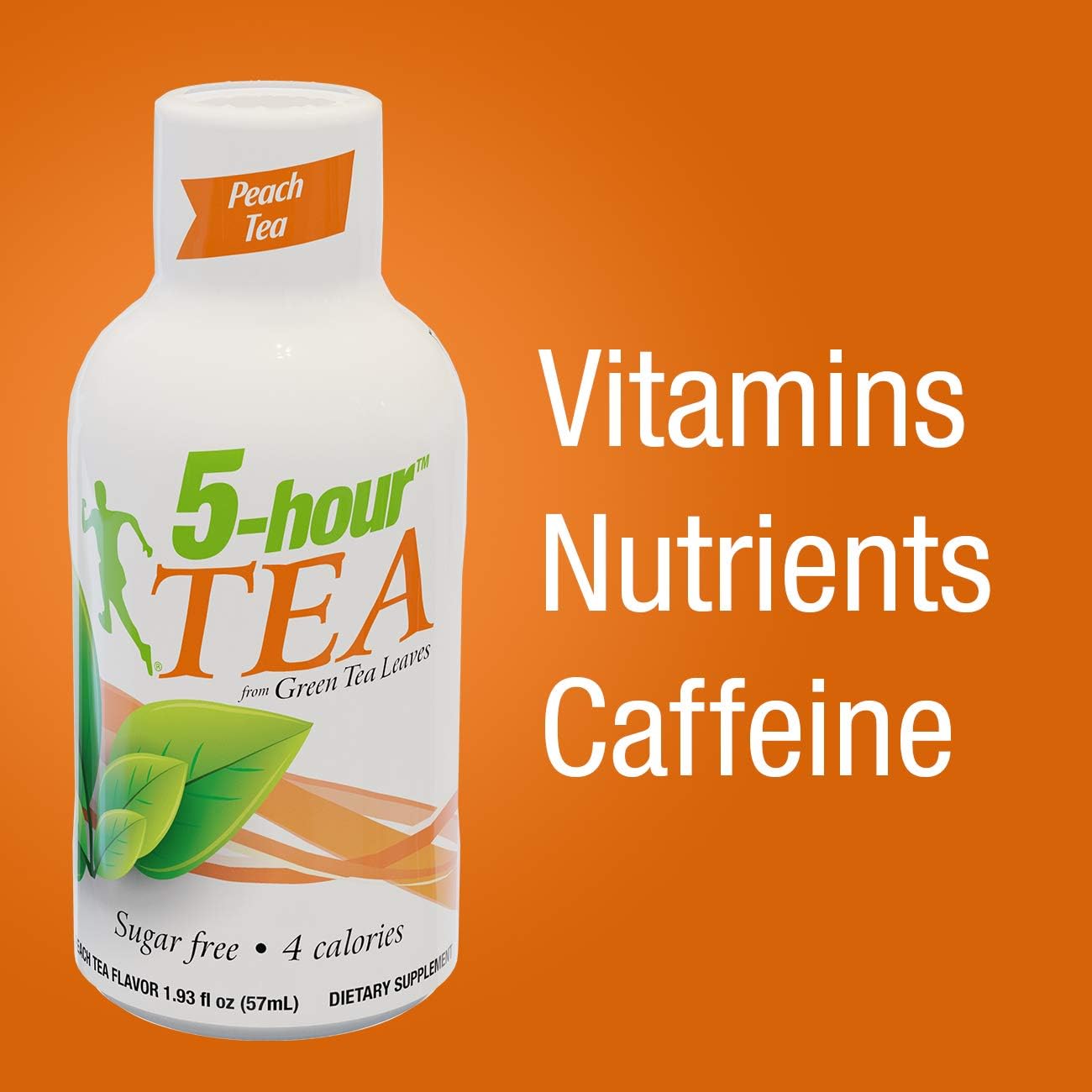 Promo 40% OFF 5-hour TEA, Peach Tea Flavored Energy Shots, 1.93 oz, 24 Count