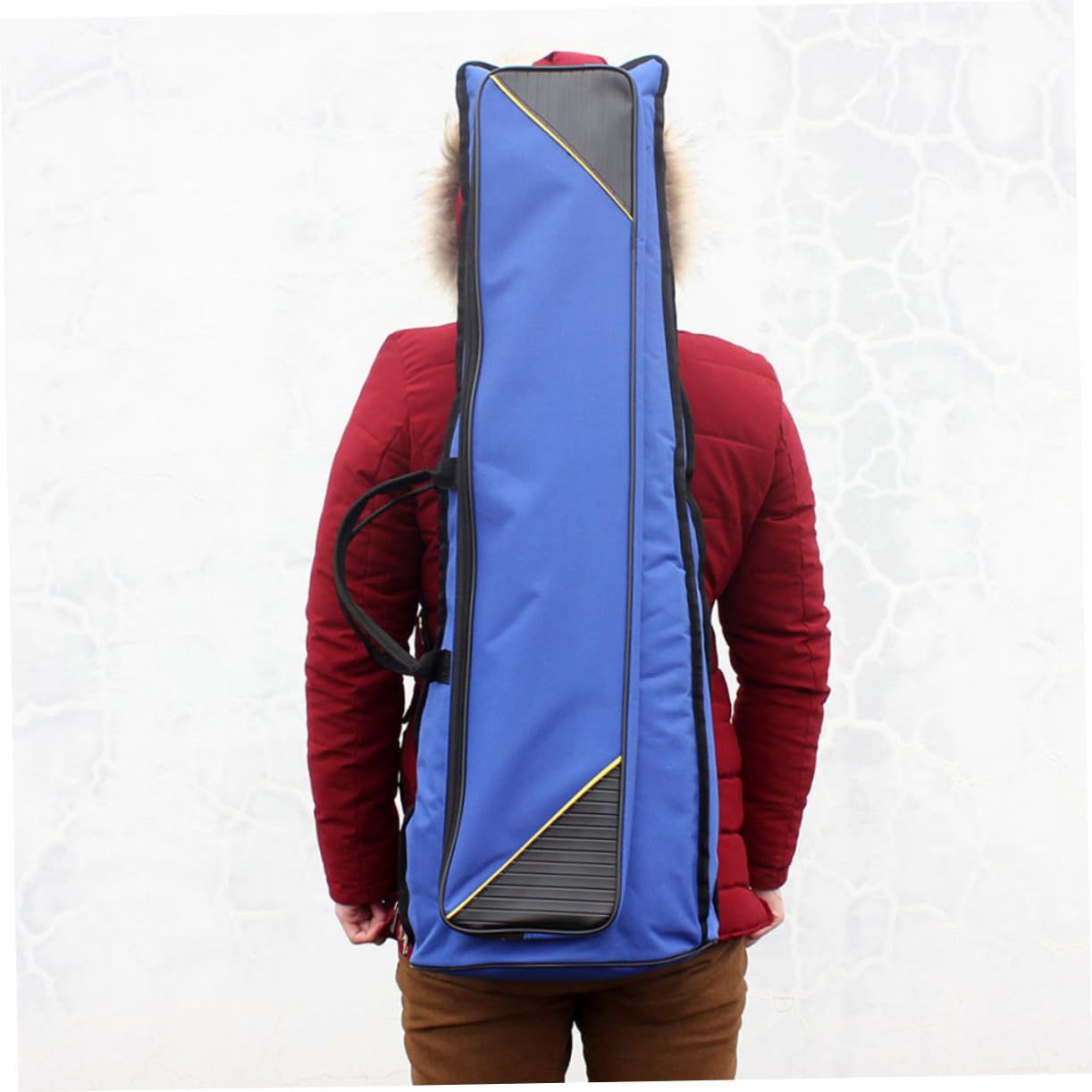 YARNOW Borsa Imbottita per Trombone Tracolla Regolabile e Fodera in Cotone, Custodia Morbida per Principianti del Trombone