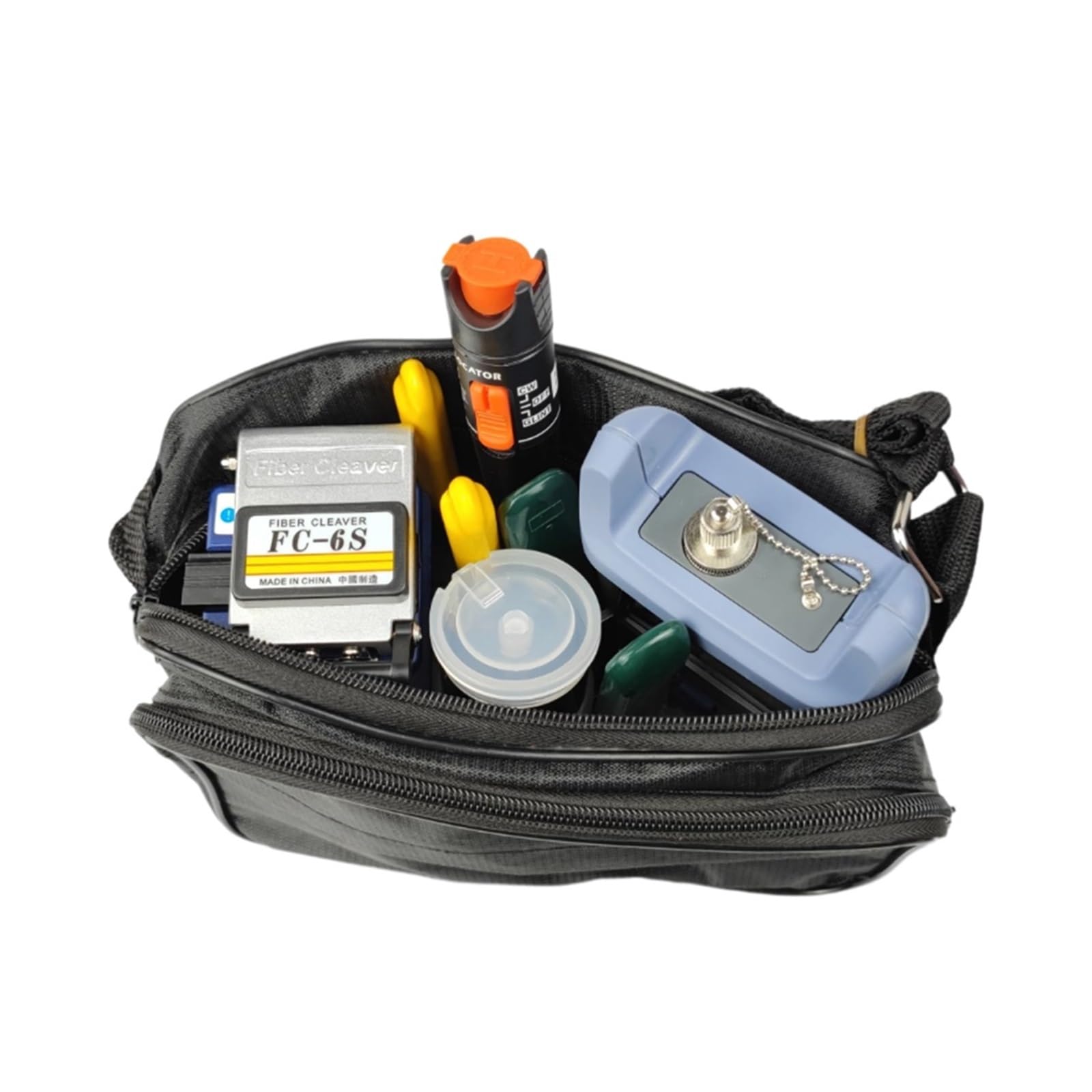 Kit d'outils de testeur câble à fibre optique 15 en 1 FTTH, compteur puissance OPM -70-+10dBm localisateur visuel défauts, stylo VFL 10/20/30 mw Inspection de circuits | 30MW pen