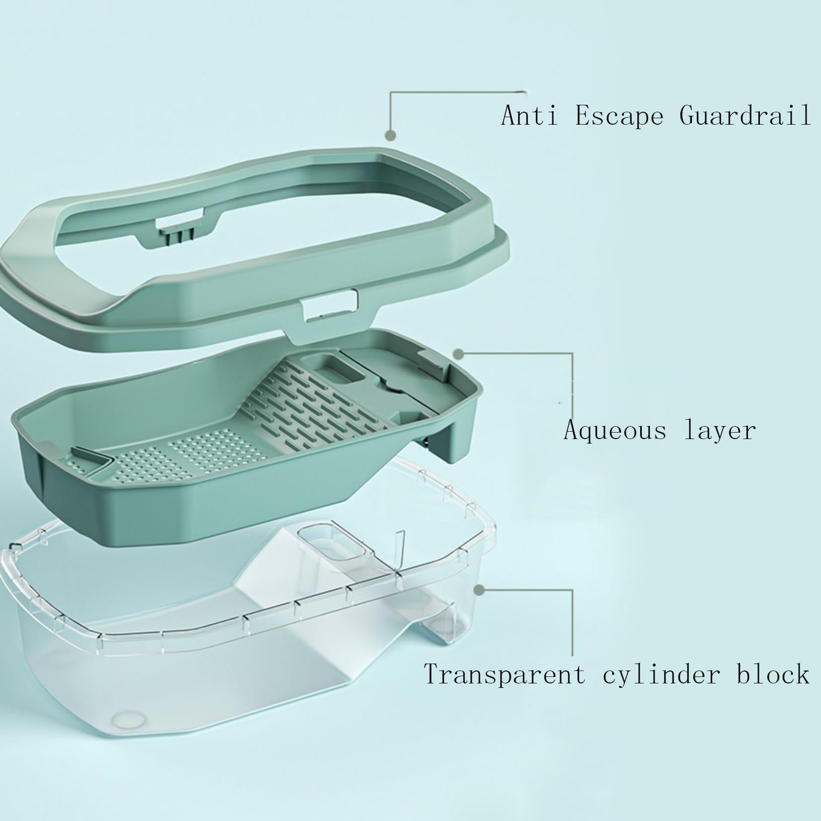 Aquarium Aquarium, Schildkrötenbecken mit Sonnendeck, kann Wasserpflanzen züchten, kleines Aquarium, Schildkrötenbox, große Heimtierfütterung, um ein Entkommen zu verhindern Aquarium Starter Kits(Klei