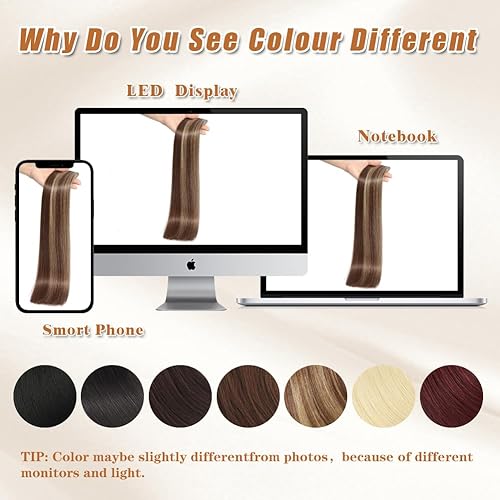 Miniatura 9 de Extensiones de cabello humano real con pinzas, doble trama, hechas a mano, lacio, extensiones de cabello humano 100% virgen brasileño 100% para