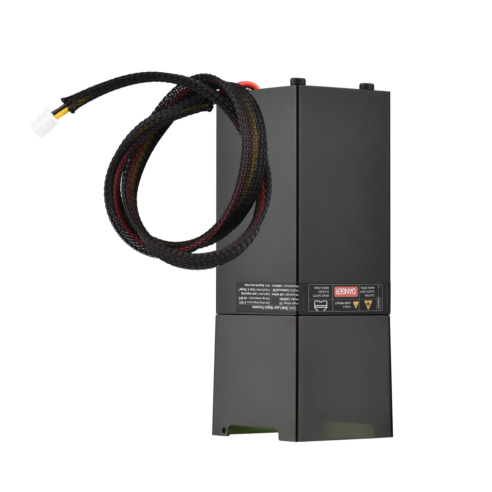 Morelian 450nm 80W Laser Module Fixed Focal Length Laser Engraving Head High Speed Laser Engraver Cutter 3D Printer CNC Router Laser Module for DIY Craft Wood Leather Fabric Paper Cutting Engraving