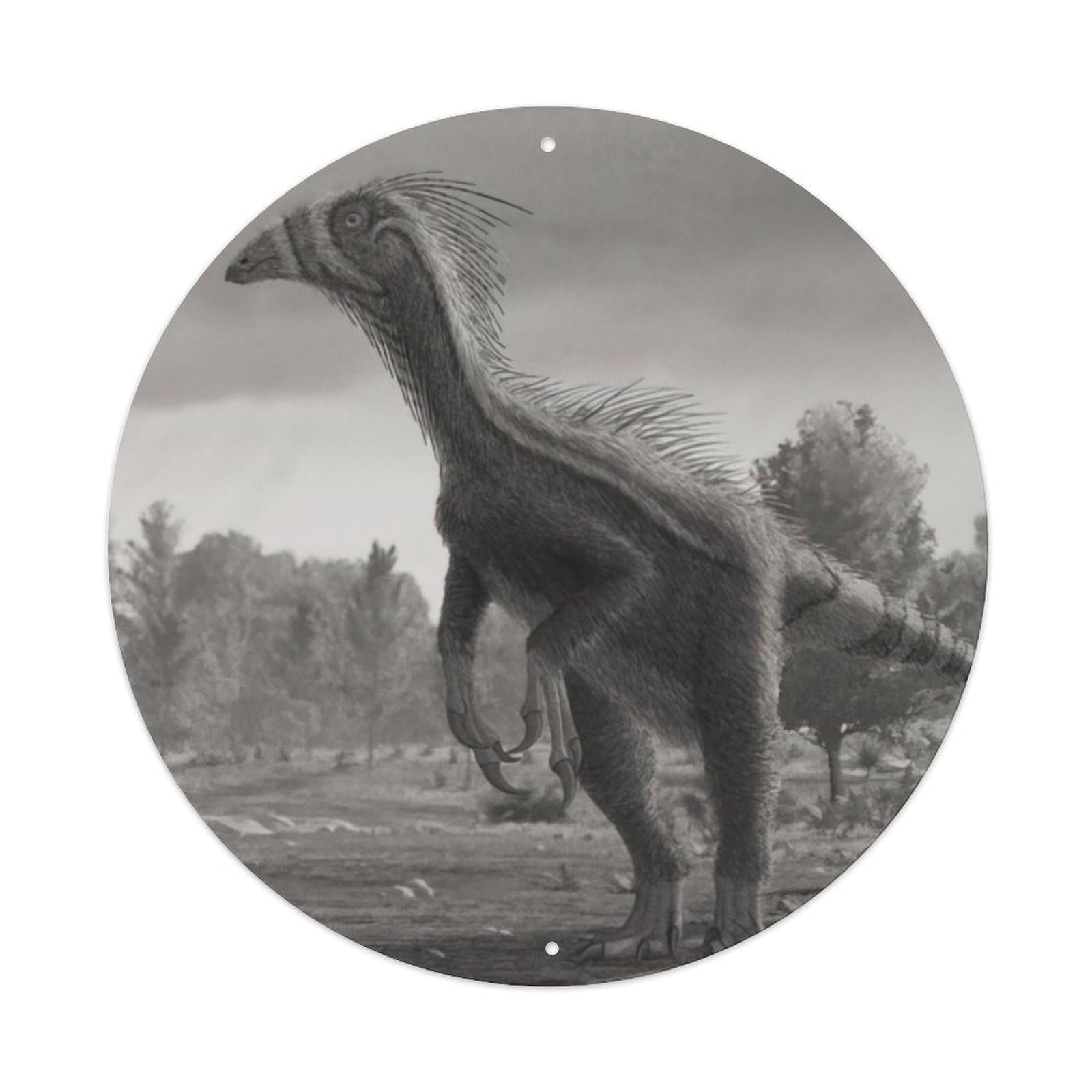 Dinosauria Animal Moroccan Dragon Prehistoric Dinosaurs Metal Tin Sign