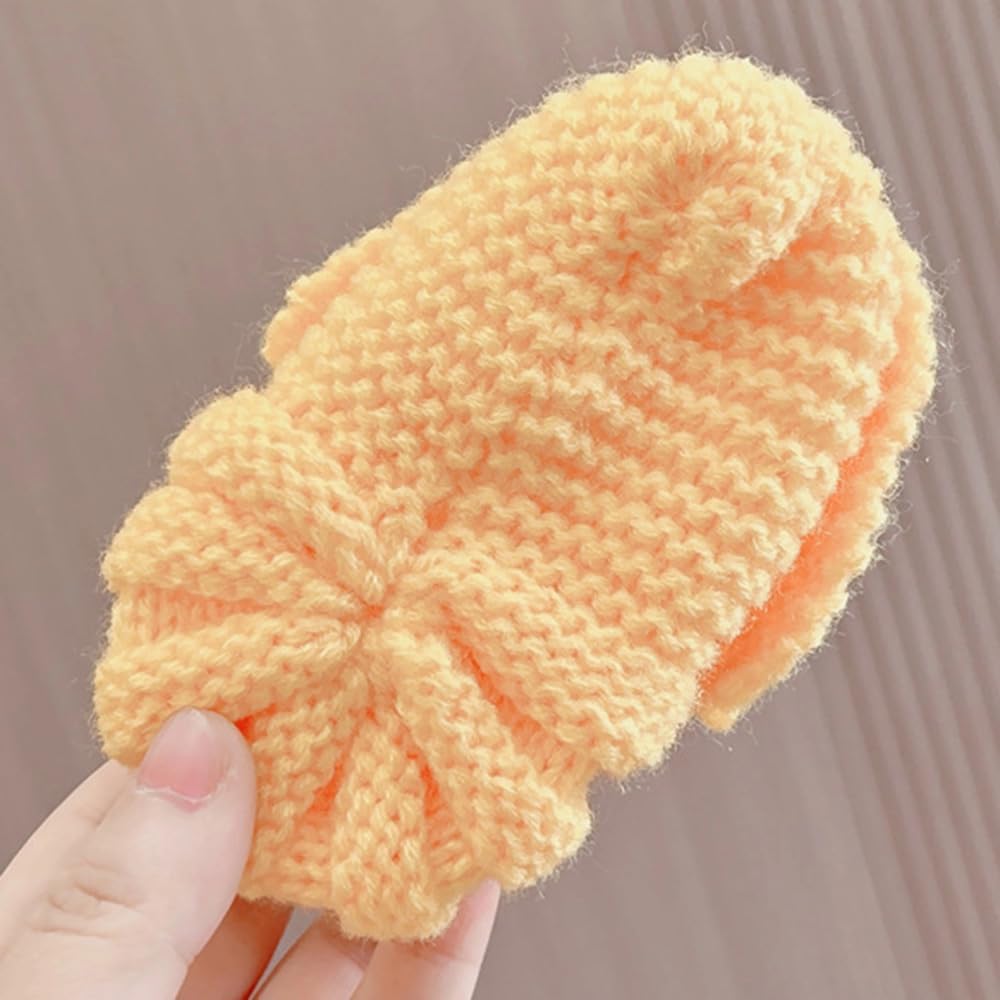Newborn Shoes, Baby Girls Boys Hand Knit Booties,Photography Props, Photoshoot Crib Crochet Sock Slippers image 3
