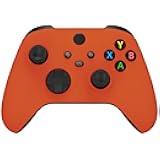 Orange Replacement Shell for Xbox Series X & S Controller - Personalized Upgrade - Soft Touch Grip Custom Cover Gaming Case Faceplate for Xbox Core Controller