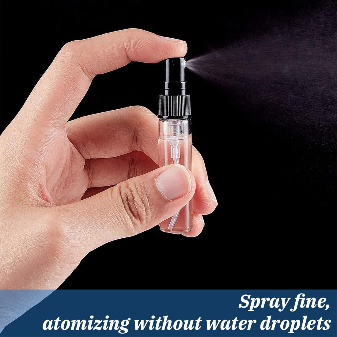 15 Piezas 5ml Botella Spray,Botella de Spray rellenable Vacío Pequeña,Botellas Aerosol Vacío Plástico,Botella de Pulverizadora Transparente Portátil,para Aceites Esenciales, Limpieza, Perfume