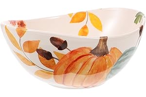 Abaodam Ceramic Fall Candy Bowl