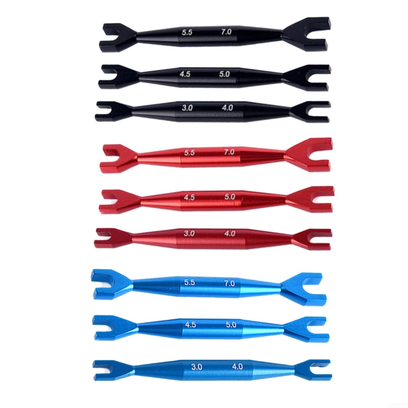 Besttoolifes RC Maulschlüssel Set - 3 Stück Für 1/8 1/10 Crawler Auto