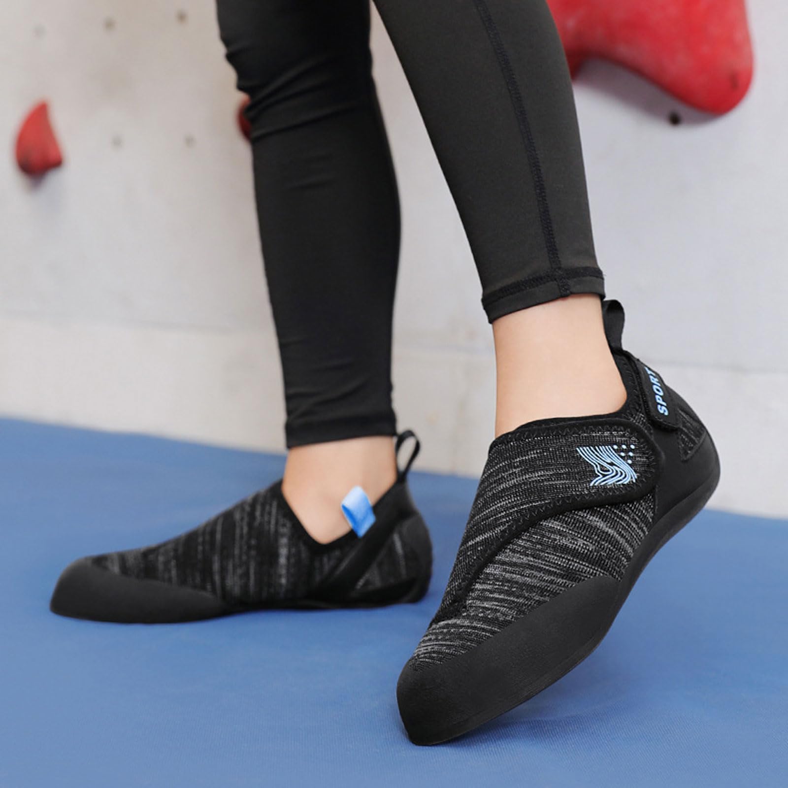 Zapatos De Escalada,Pies De Gato Escalada,Zapatos Escalada Goma Antideslizante Adolescentes,Zapatillas De Escalada Mujer,Pies De Gato para Interior,Ligeros,para Acampar Escalada