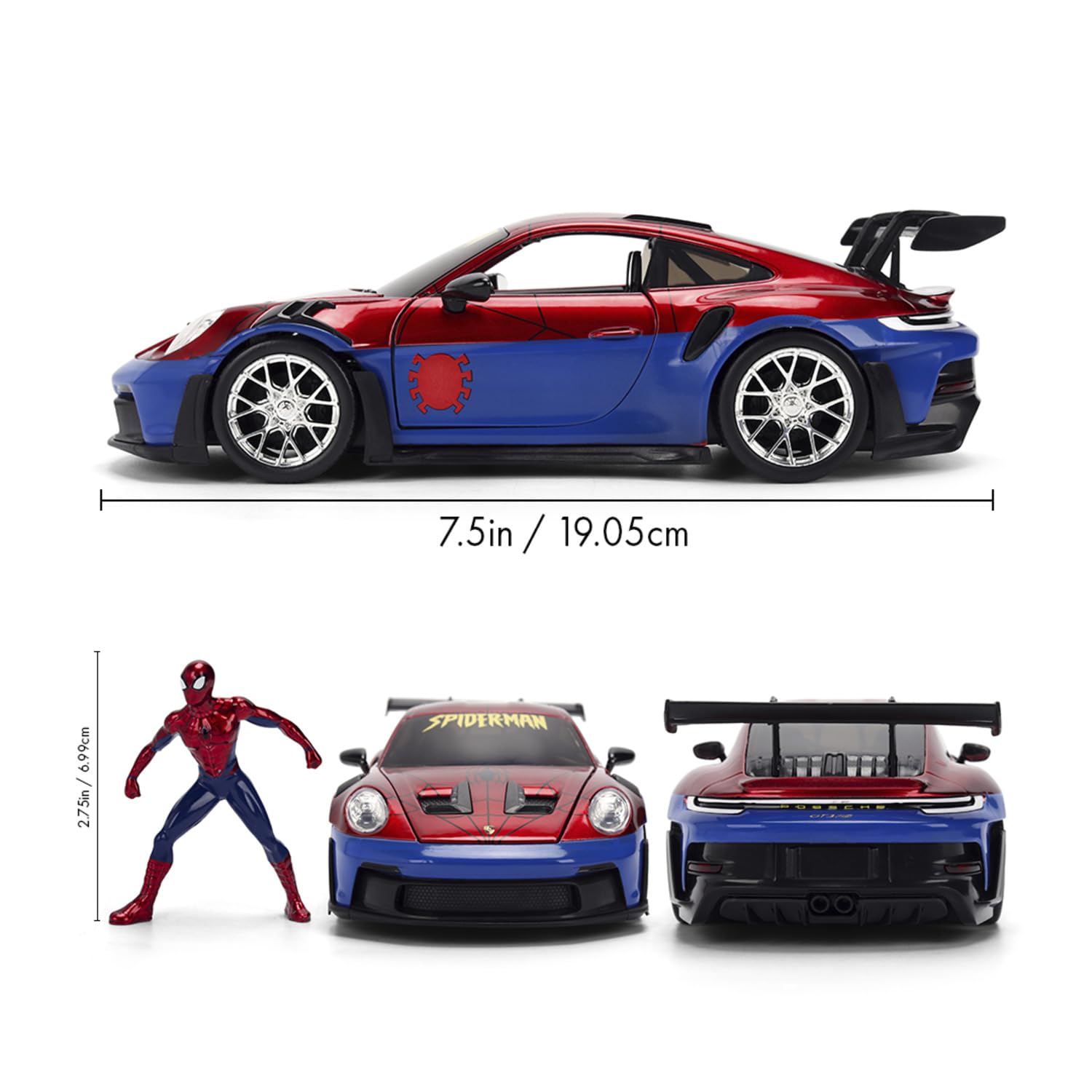 Jada MARVEL Spider-Man Porsche 911 1:24