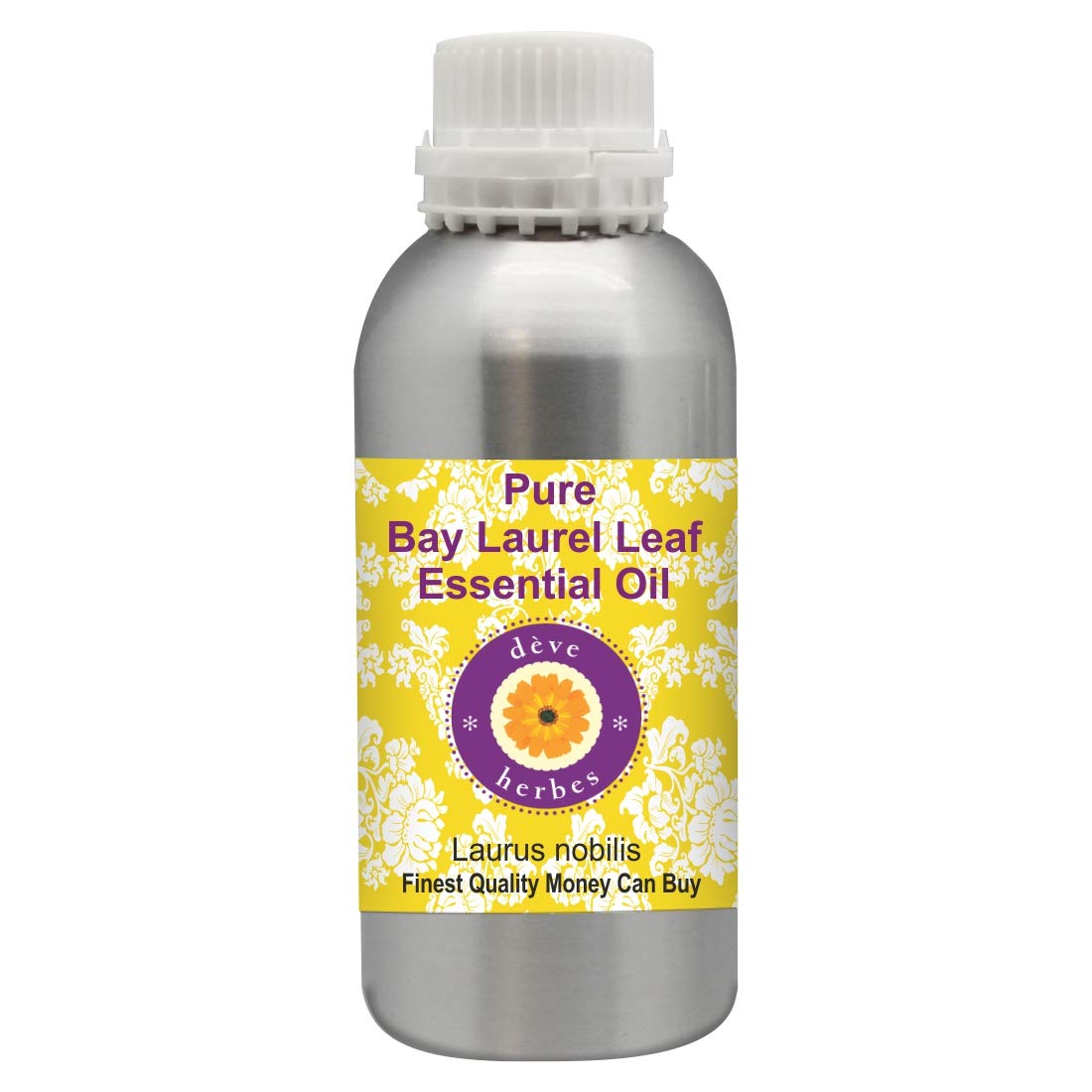 Deve Herbes Bay Laurel Leaf Essential Oil (Laurus Nobilis) 100% Natural Therapeutic Grade Steam Distilled for Personal Care, 630 ml