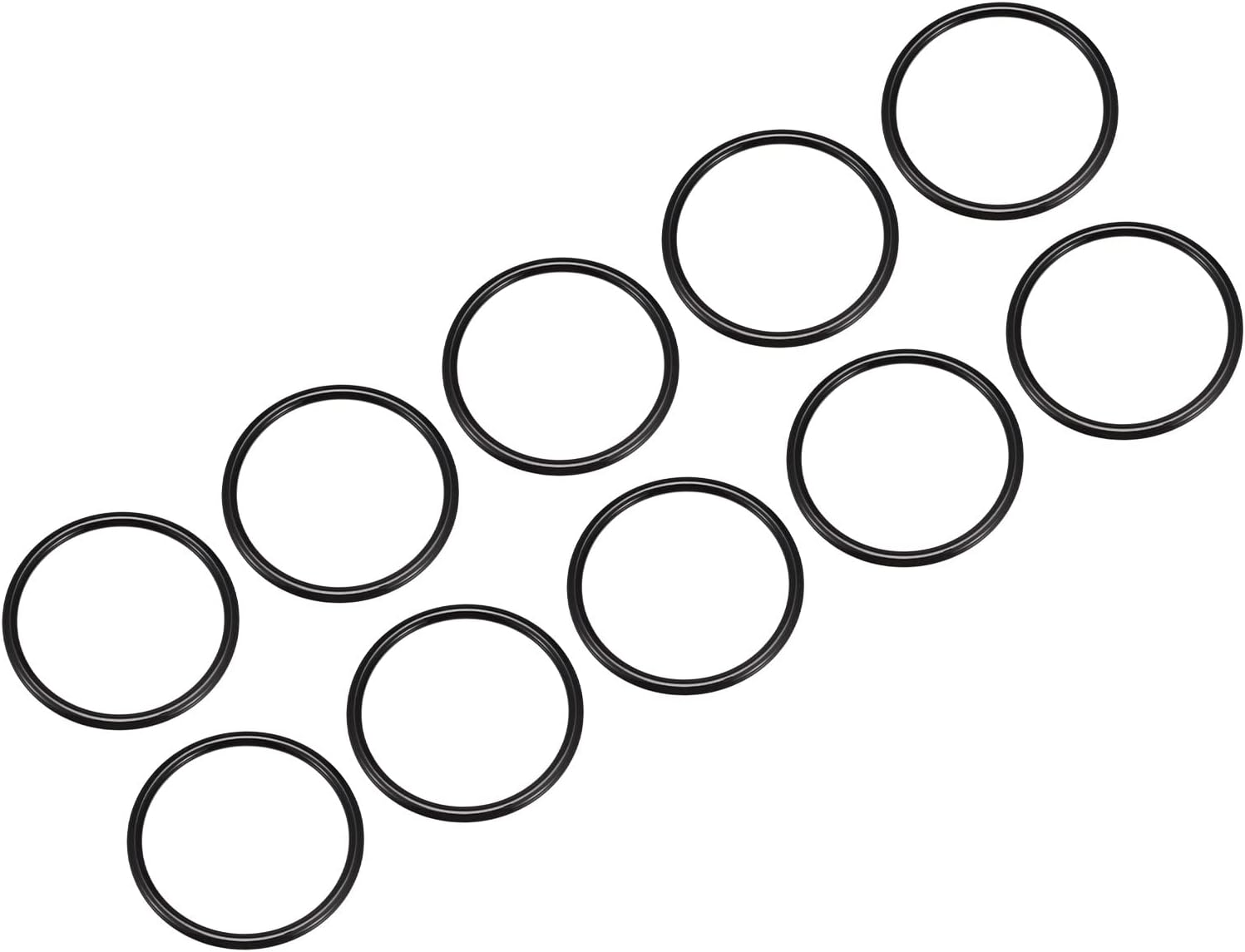 uxcell Purse Handles, 5.7" Dia 10Pcs Plastic Round Handbag