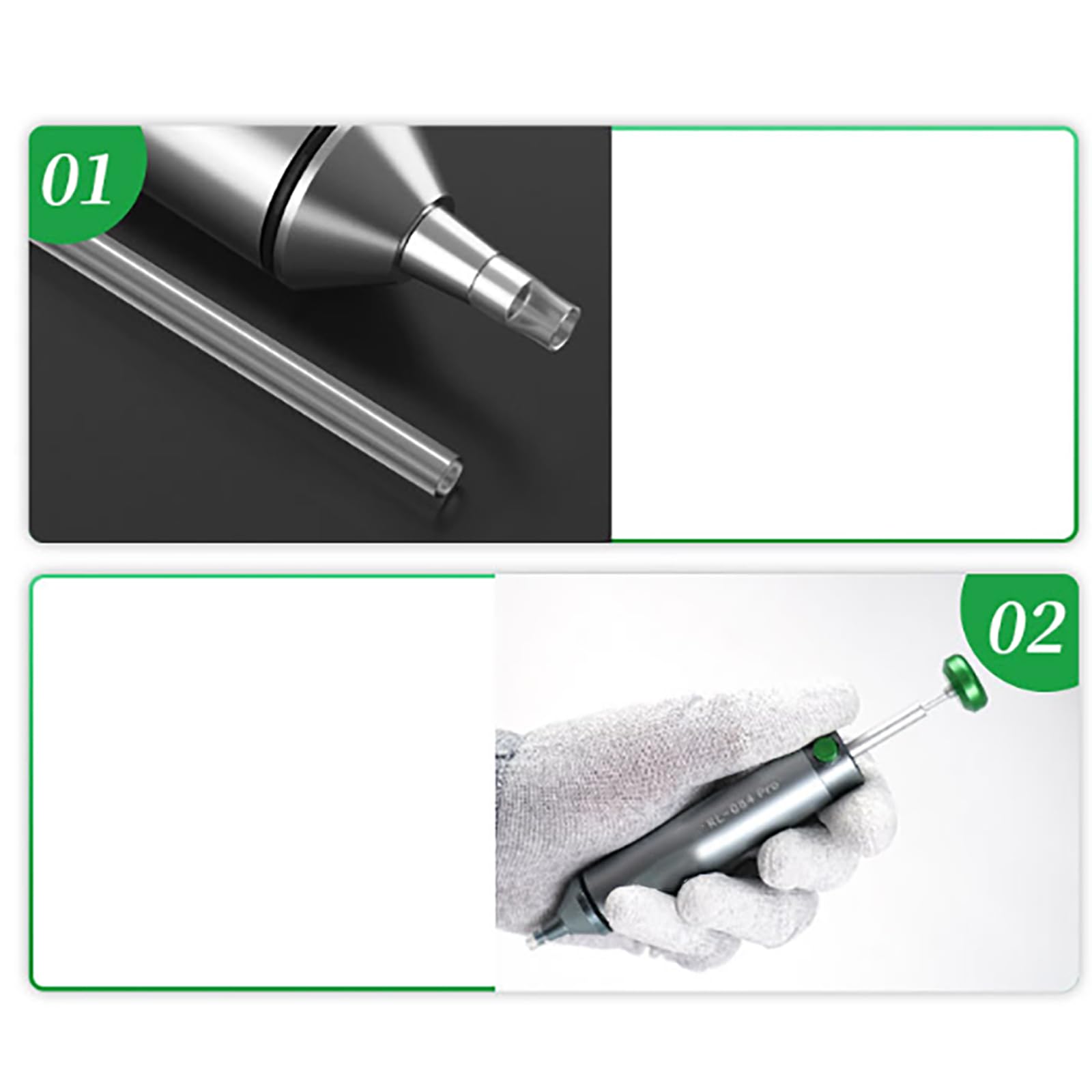 Herramienta De Desoldadura De Aluminio Para Electrónica - Bomba De Succión Ligera, Ideal Para Estudiantes Y Aficionados