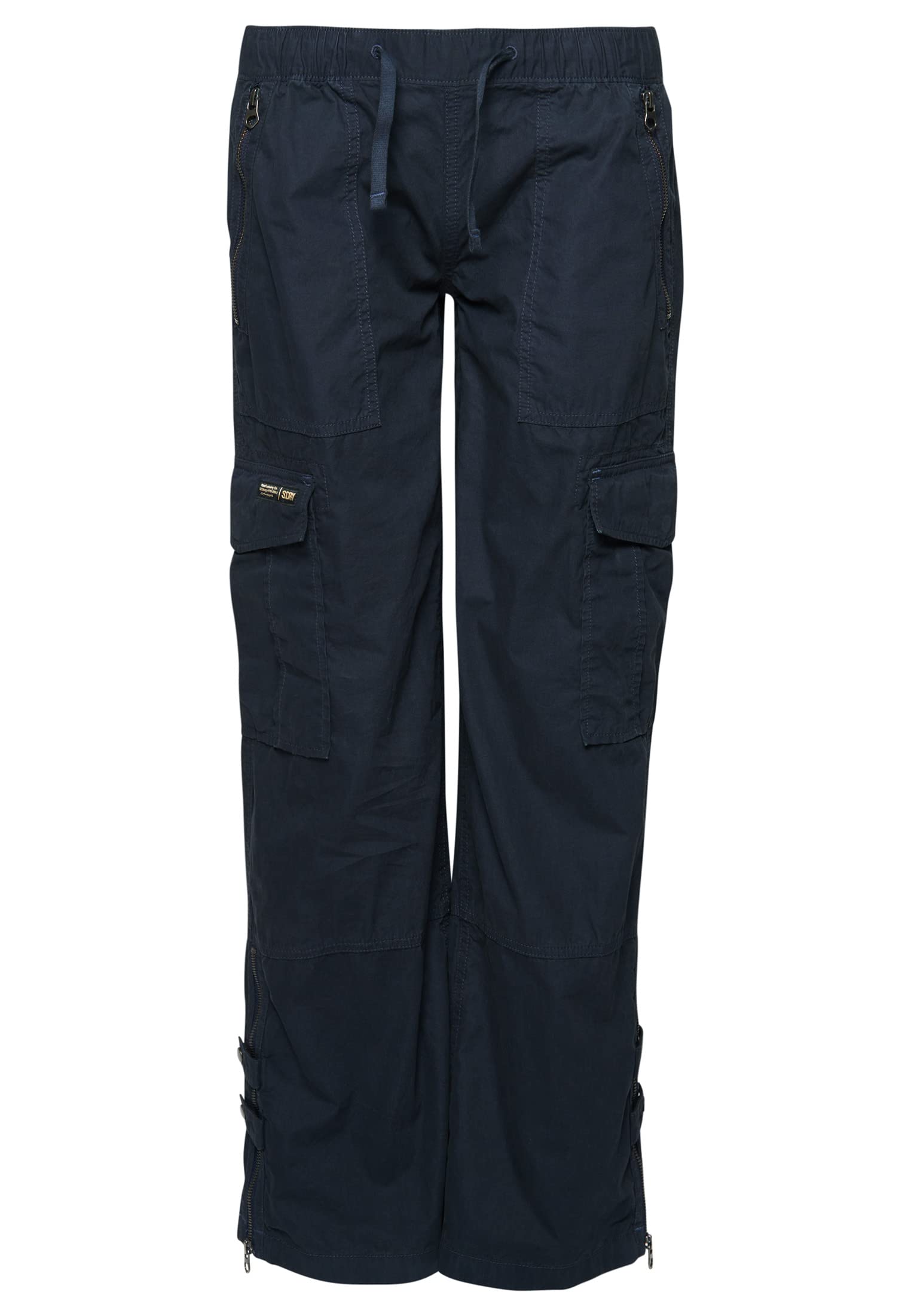 Superdry Women's Cargo Trousers, Dark Navy, 10
