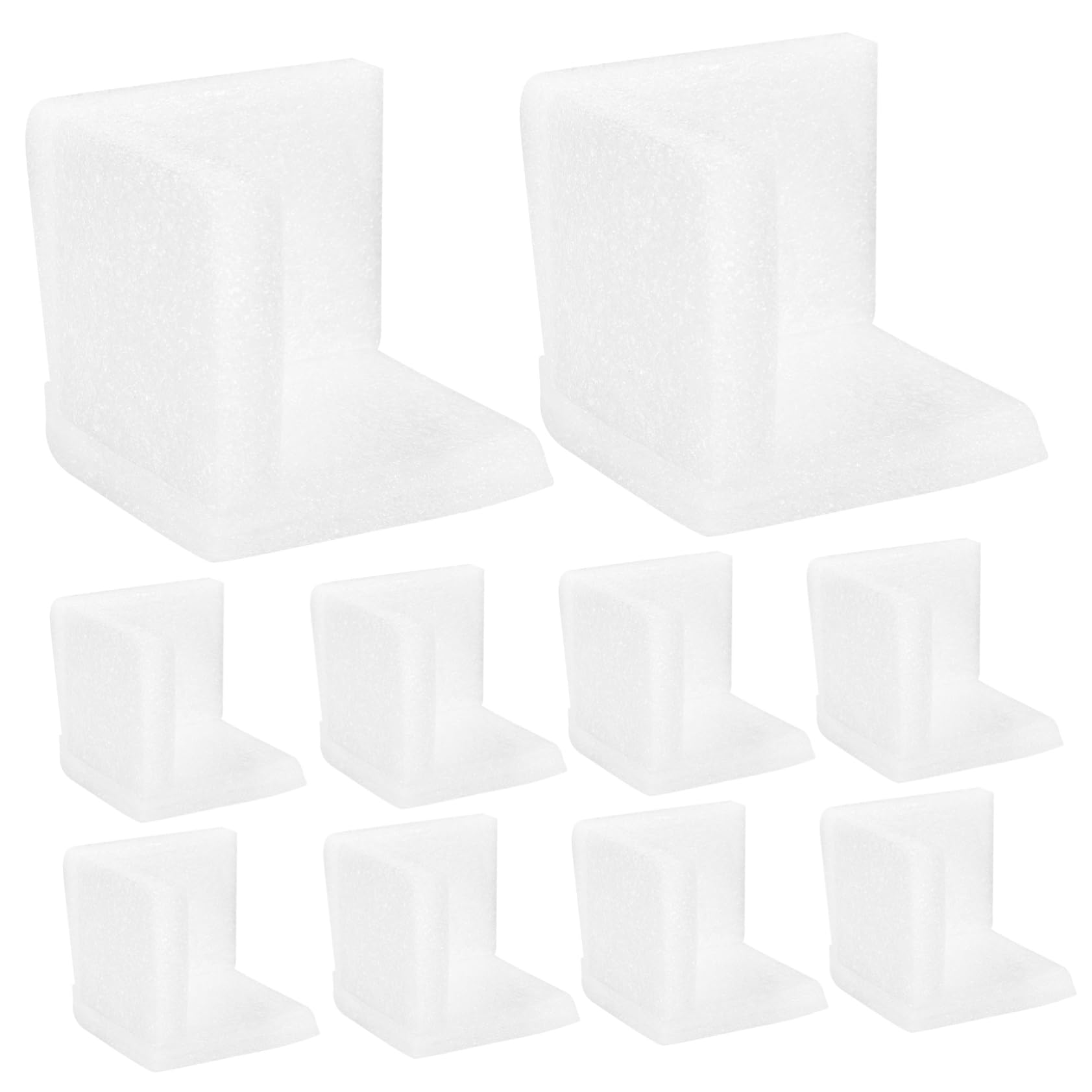 10pcs Pearl Cotton Corner Protector Foam Corner Guards Safety Corner Cushion Transparent Corner Guards Frame Corner Protectors Packaging Corner Protector Packaging Edge Protectors SOLUSTRE