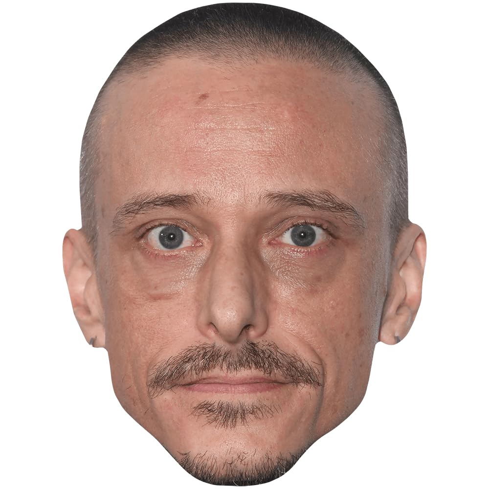 Peter Mackenzie Crook (Bald) Celebrity Mask, Flat Card Face, Fancy Dress Mask