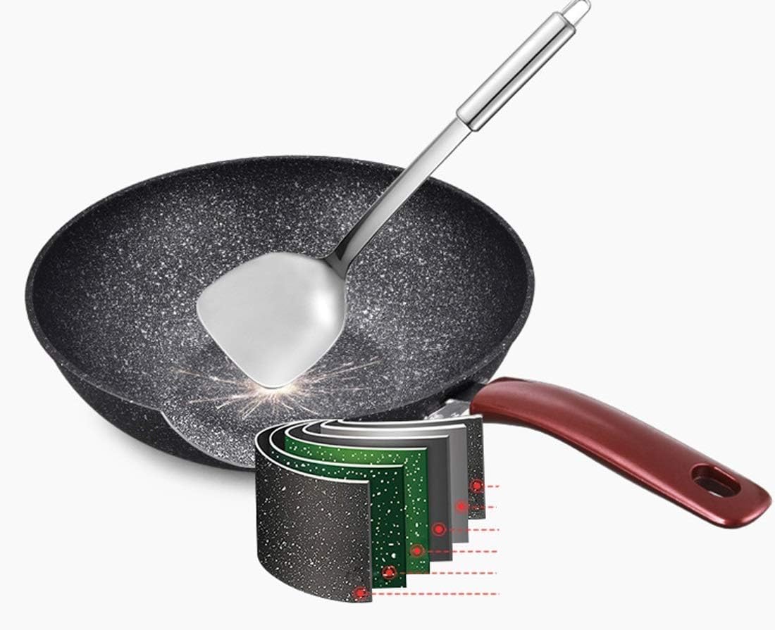 Household Physical Non-Stick Wok Induction Cooker Gas Stove Universal Pan Pot