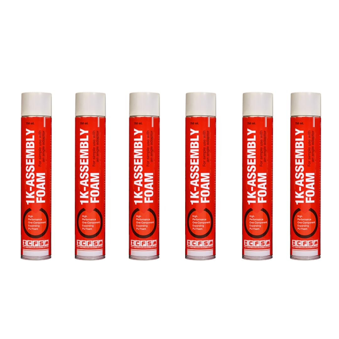 ICFS 1k Assembly Premium Polyurethane Foam Sealant: 750ml of light yellow goodness. Ideal for sealing windows, tiles, doors, and AC gaps. Optimal insulation solution. PACK OF 12 (B08S712F1F) Amazon Price History, Amazon Price Tracker