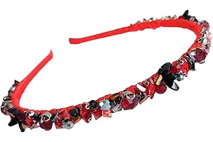 Red and Black Beaded Crown: An Enchanting Headpiece for Special Occasions