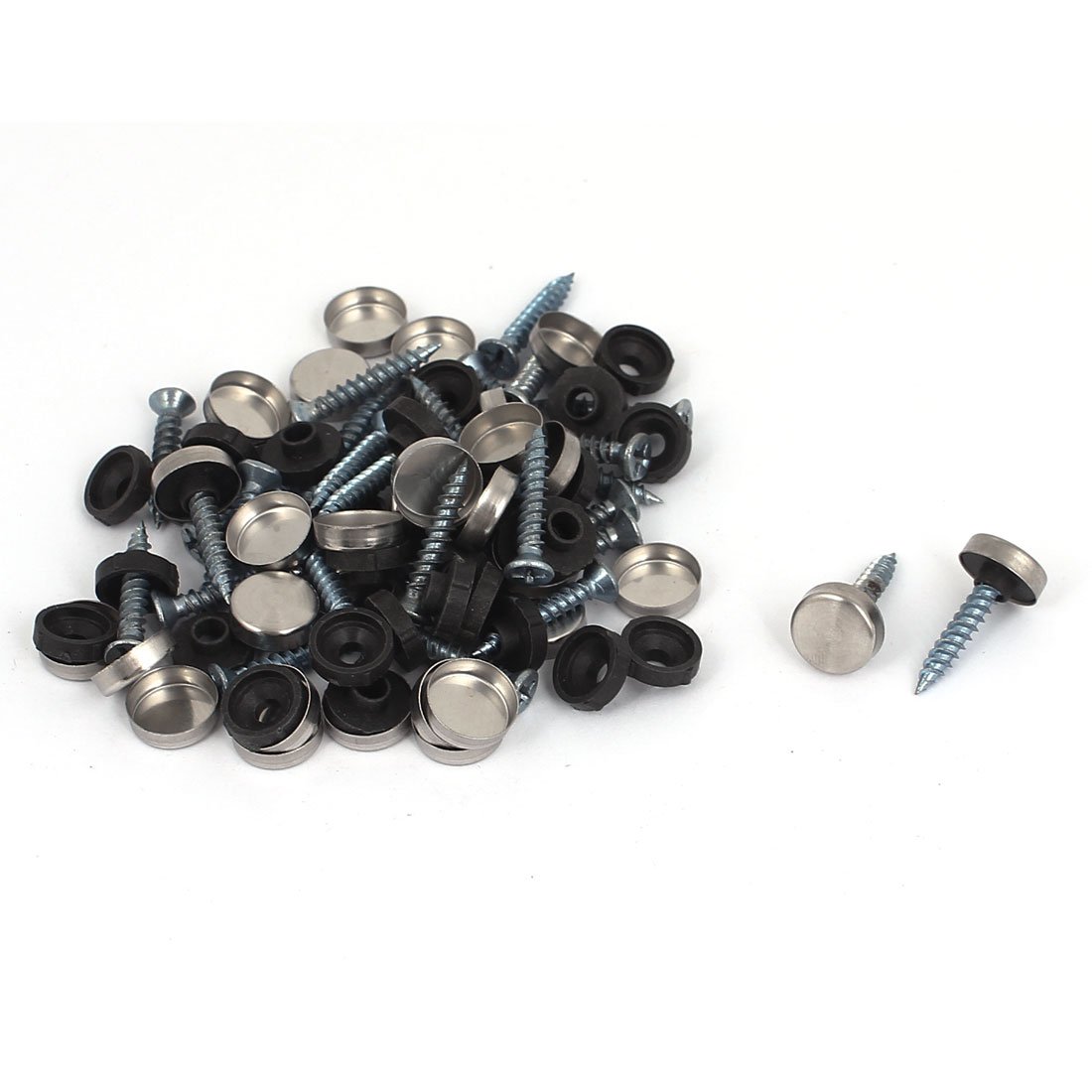 Aexit 12mm Dia Quality Parts Round Cap Screw Home Office Decorative Fittings Mirror Nails 32Pcs Model:92as496qo636