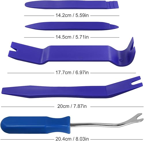 Miniatura 7 de SourceTon Kit de herramientas de eliminación de molduras automáticas de 10 piezas, herramientas de palanca de panel de automóvil para salpicadero,
