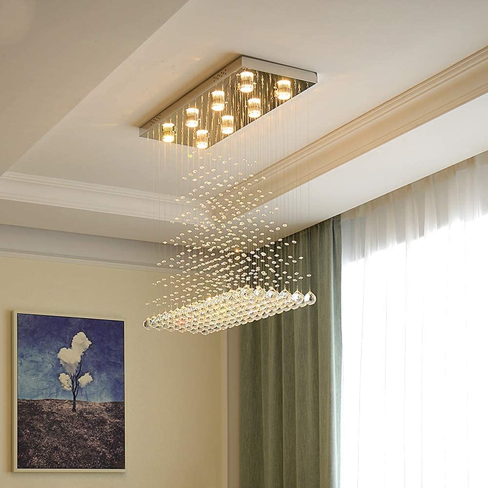 K9 Crystal Chandelier - Modern LED Ceiling Light -3 K9 Crystal Chandelier - Modern LED Ceiling Light -3