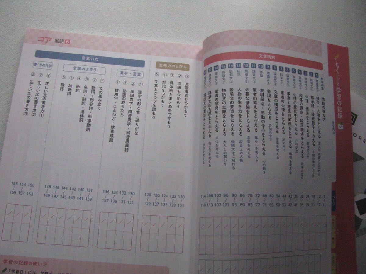 名進研　6年生　国語　コアマスター Amazon.co.jp: 塾教材 小6国語 小学問題集 コア CORE