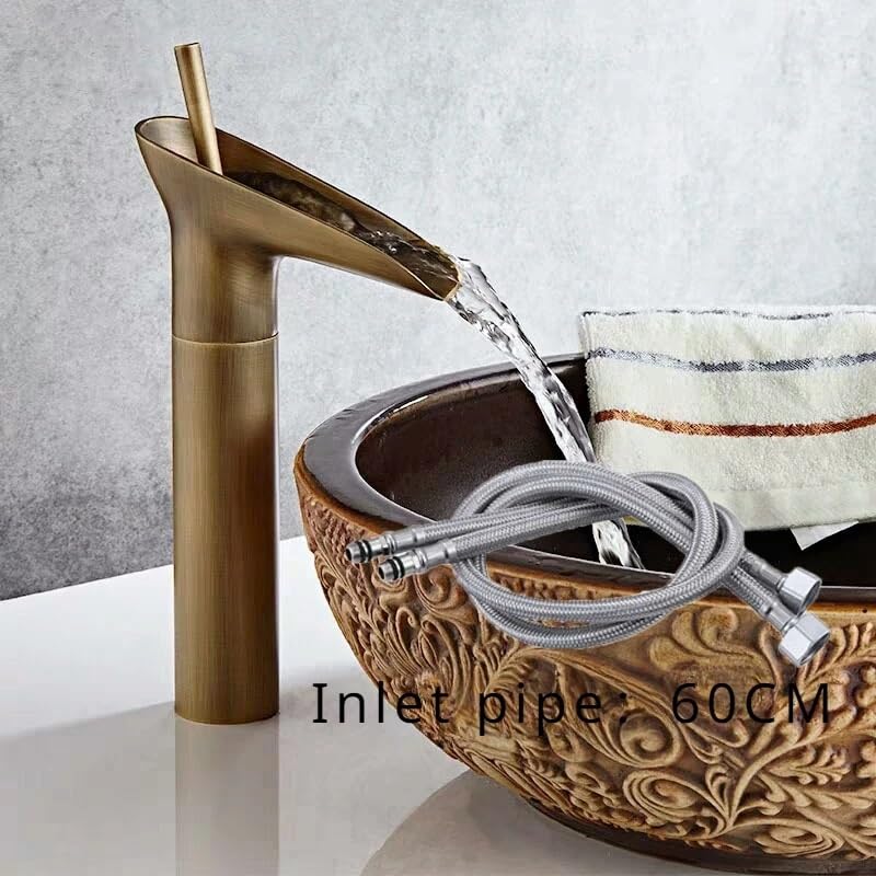 Jednootworowa bateria umywalkowa, nowoczesna bateria łazienkowa z regulacją wody zimnej i ciepłej, wykończenie w chromie, elegancka modernizacja toaletki, łatwa w montażu i konserwacji, odpowiednia