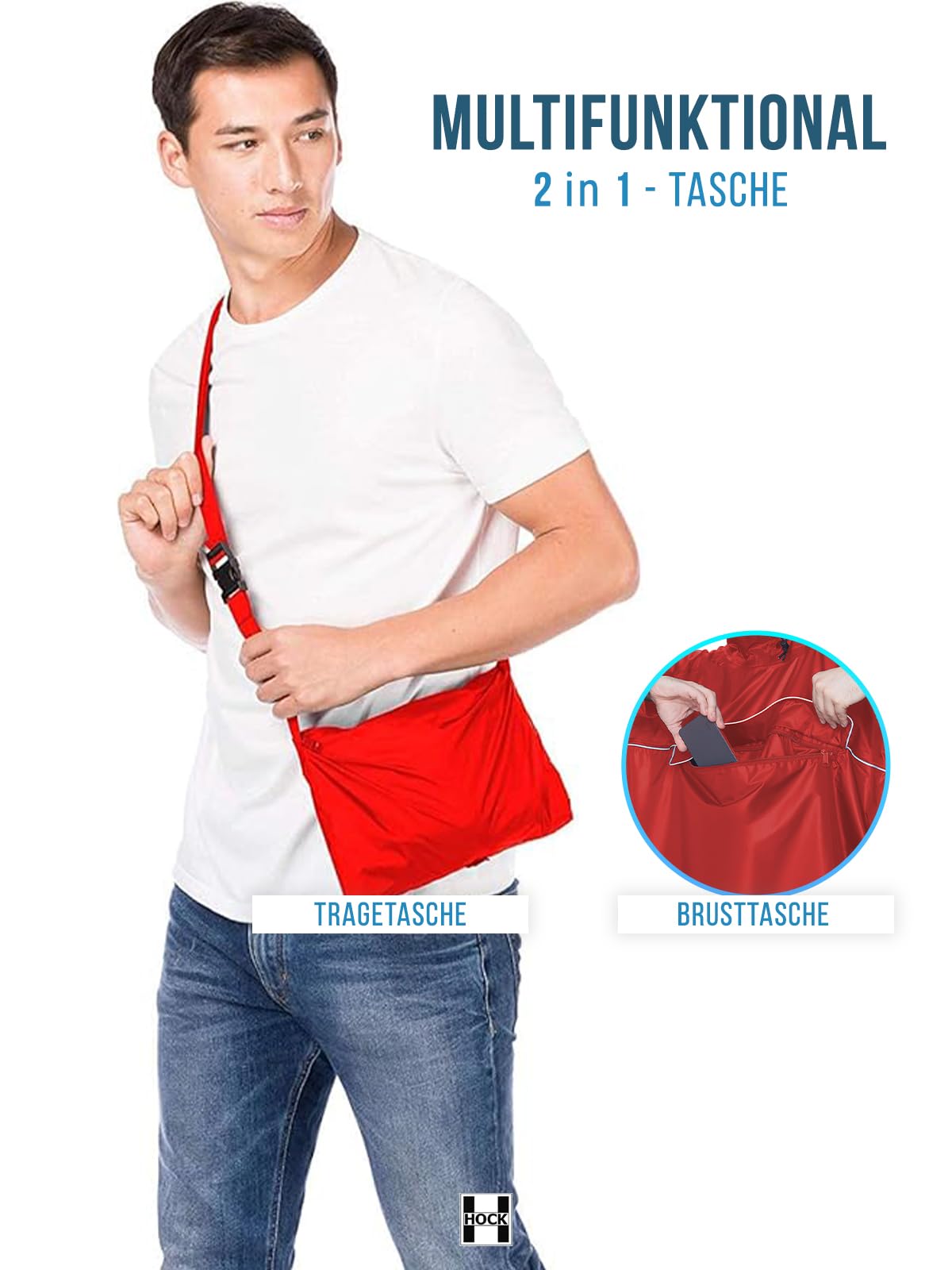 HOCK E-bike Poncho Poncho con mangas Unisex adulto