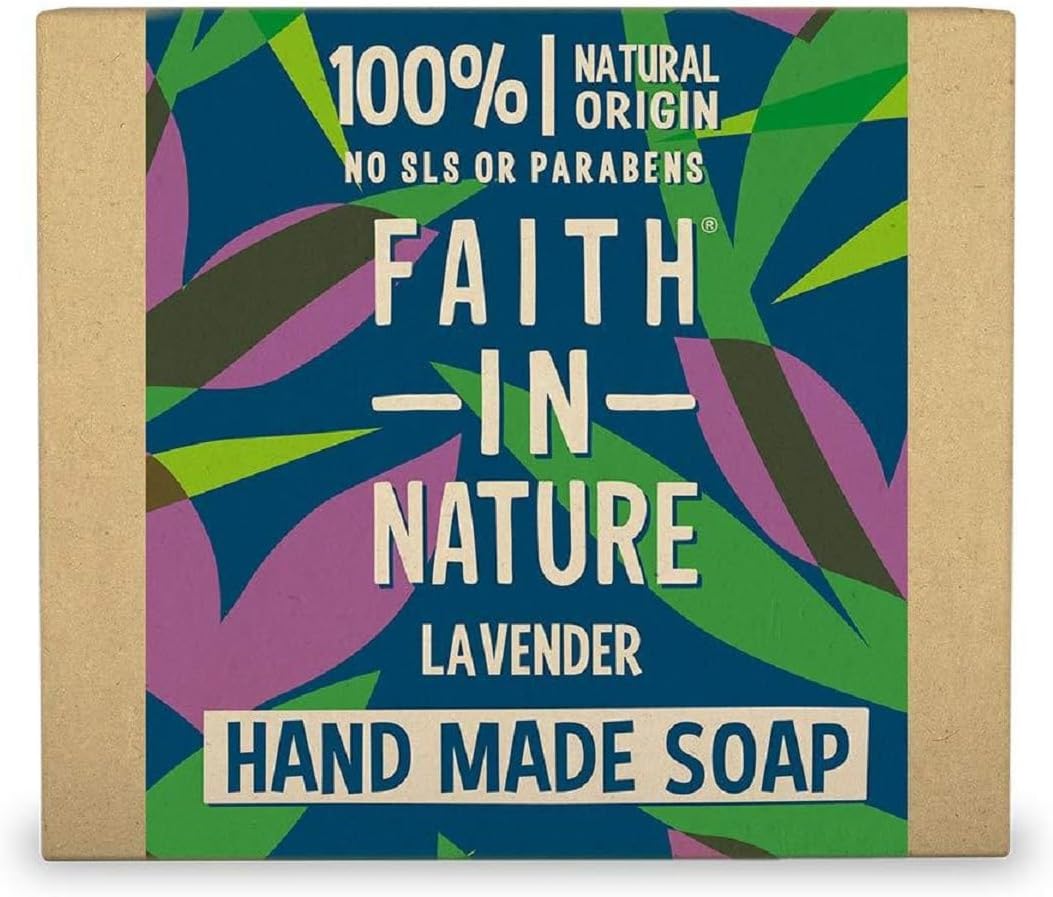 Pure Vegetable Soap. Lavender. 100g Bar