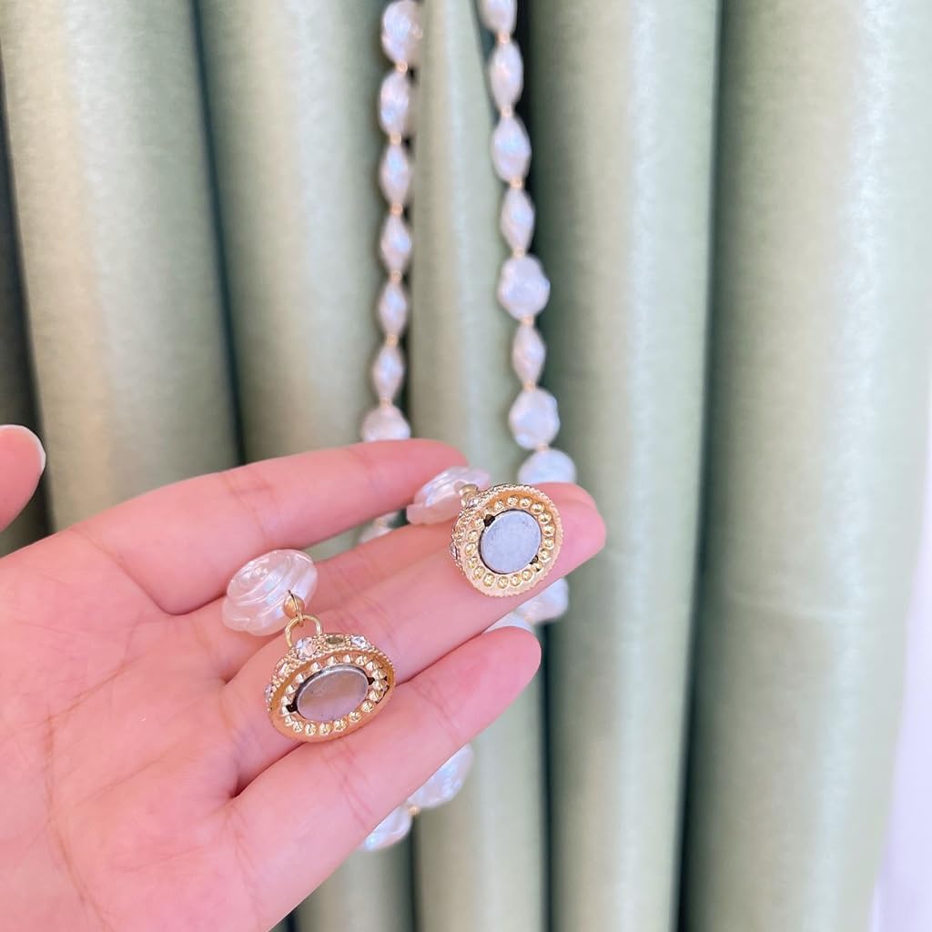 FMURY Curtain Bedroom Living Room Curtain Buckle Water Diamond Magnet Buckle Curtain Decoration(46cm)