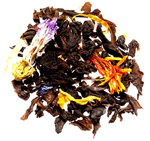 Nelson's Tea - Mango Passionfruit - Black Loose Leaf Tea - Black Tea, Dried Mango, Cornflowers, Marigold Petals, And Safflower - 4 Oz #TOP8