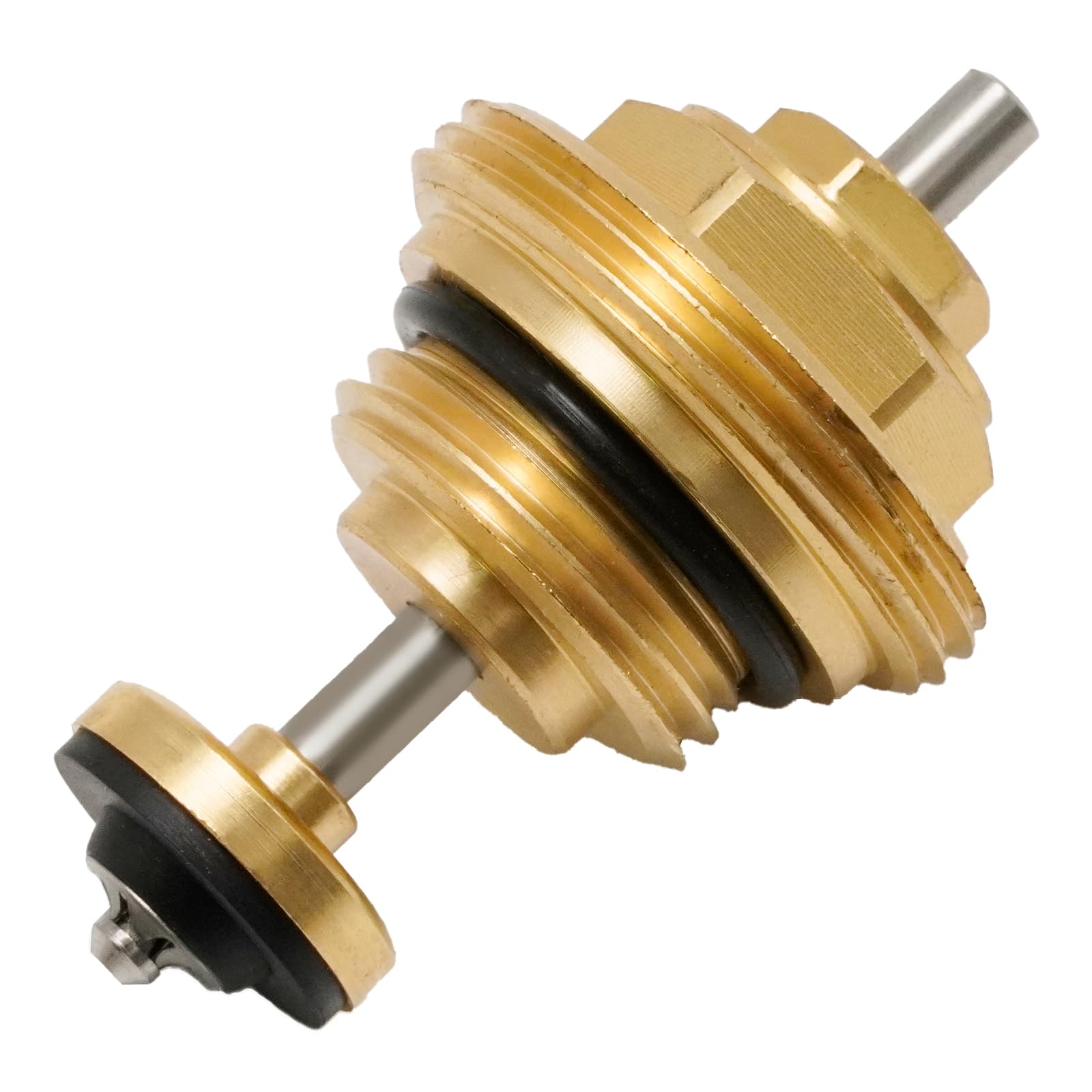 Hoypeyfiy 10 pezzi M30 x 1,5 mm G1/2 bulloni di ritorno in ottone, distributore di valvola e distributore di circuiti di riscaldamento, distributore di riscaldamento a pavimento per attuatore UFH