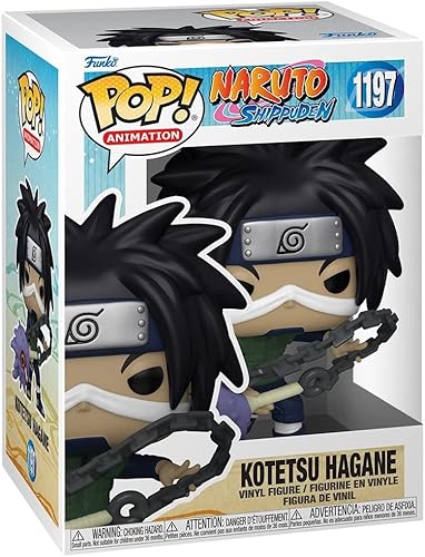 Miniatura 3 de POP Naruto Shippuden - Figura de vinilo de Kotetsu Hagane Funko (paquete con funda protectora de caja compatible), multicolor, 3.75 pulgadas