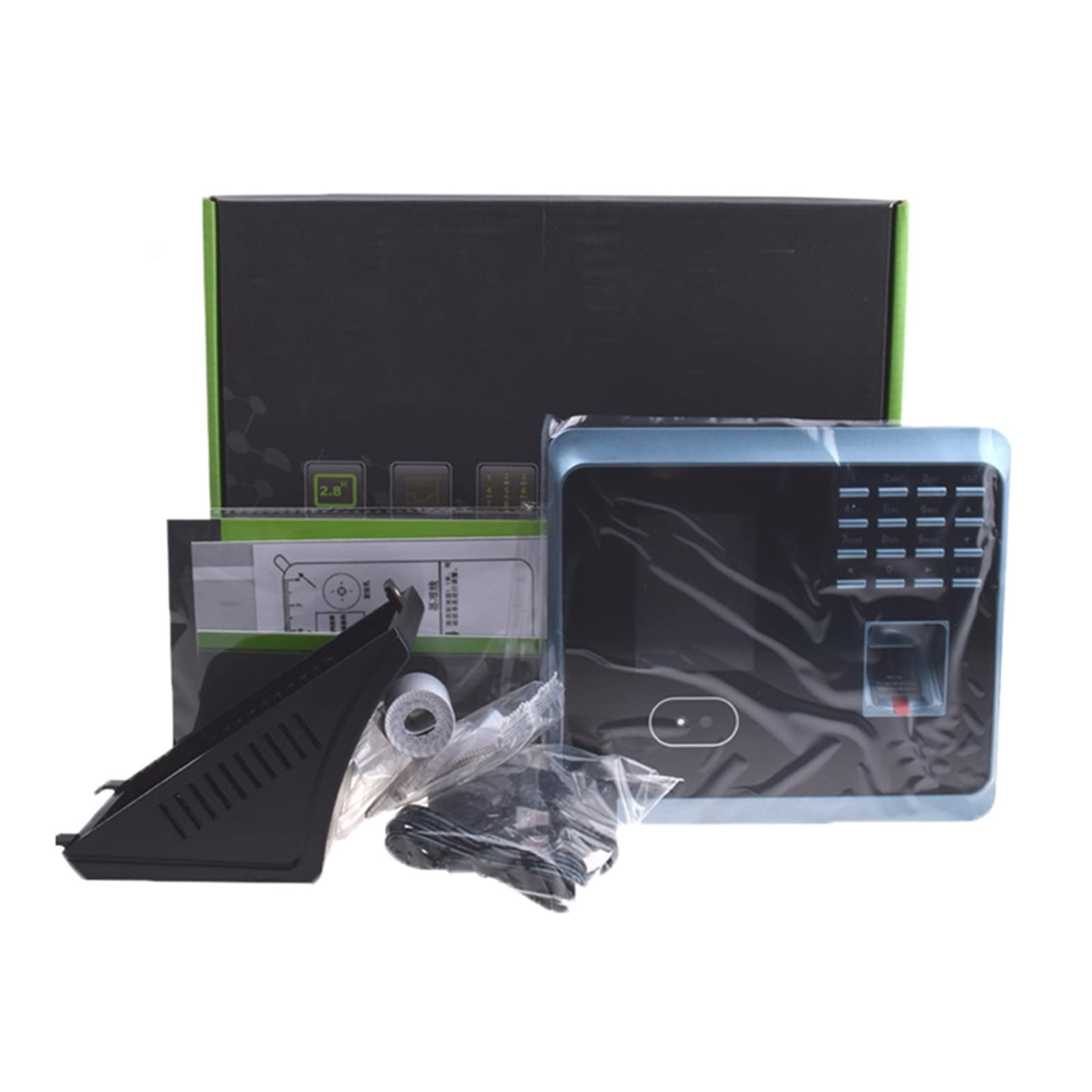Control Horario Empleados, WiFi TCP/IP USB Huella Digital Facial RFID Tarjeta Empleado Tiempo de Asistencia Máquina Tiempo de Tiempo Reloj Recorder Sistema de grabación(UF100Plus ID)